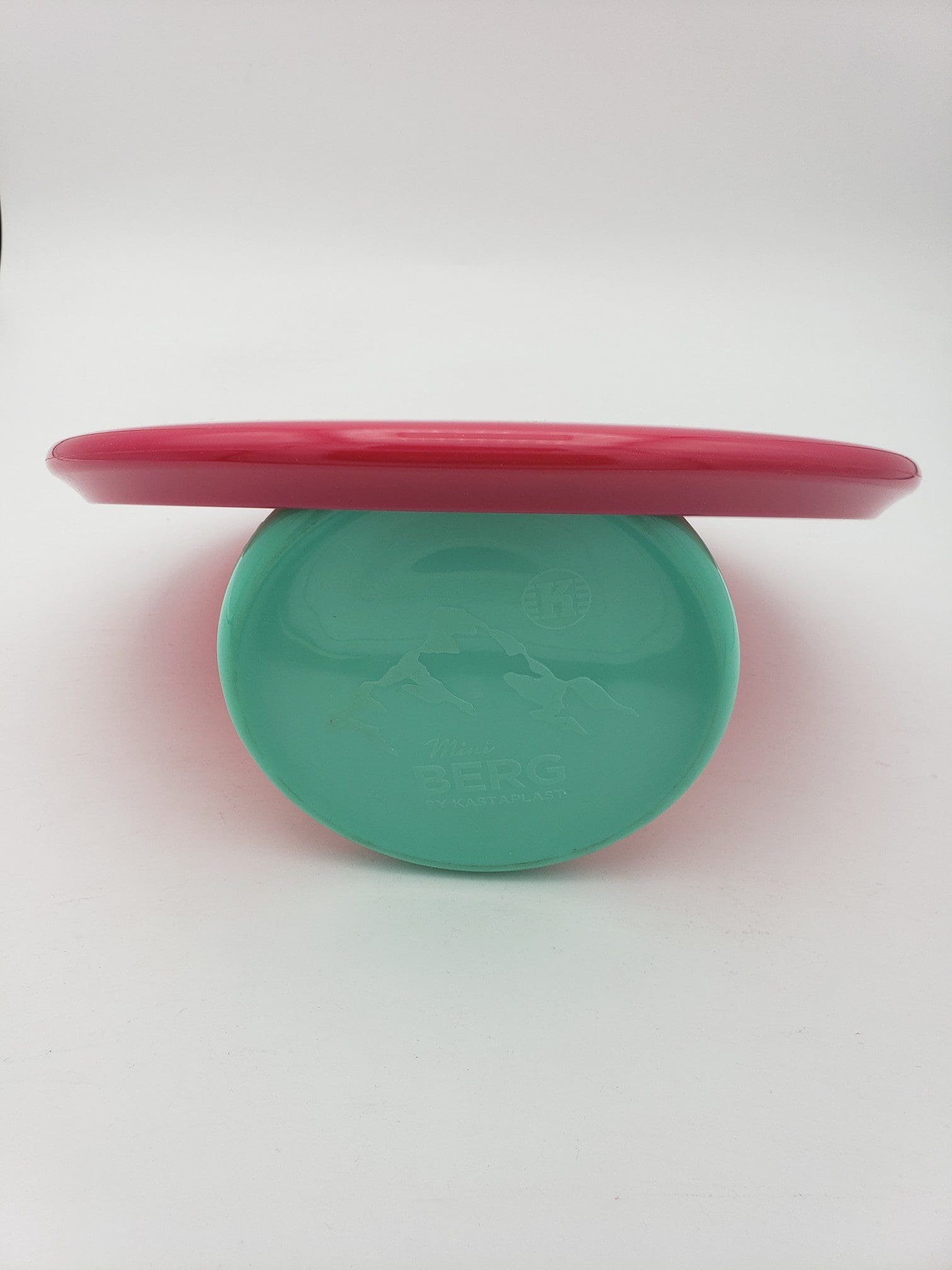 Lft Discs Silicon Alpha-solid pink disc golf disc back view