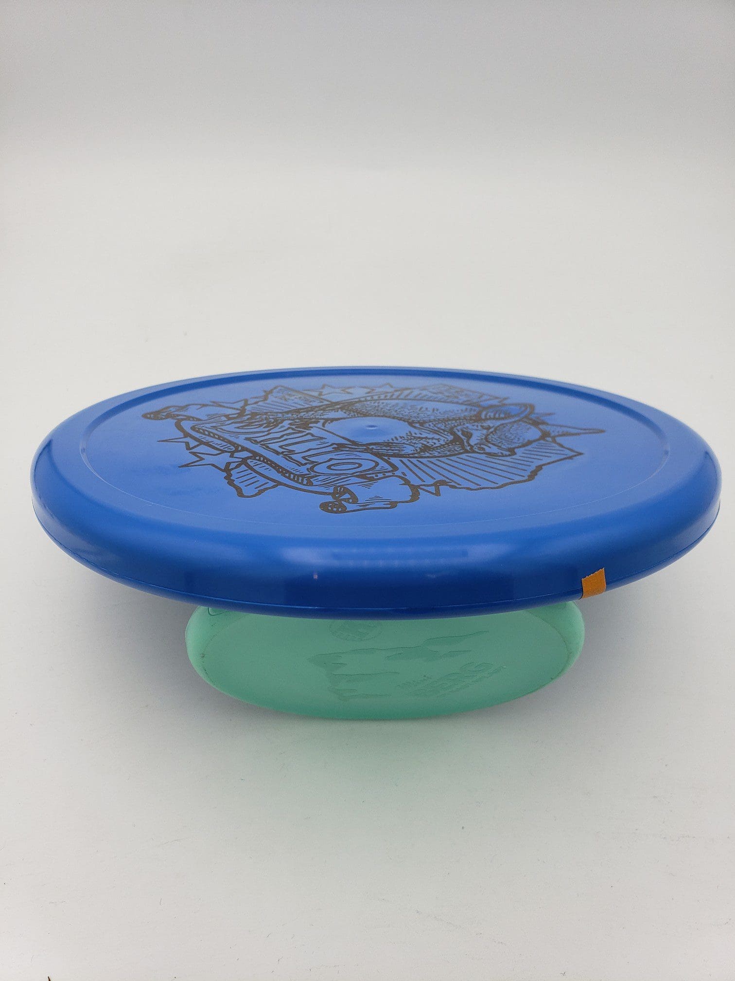 LSD Bravo Armadillo disc golf disc back view