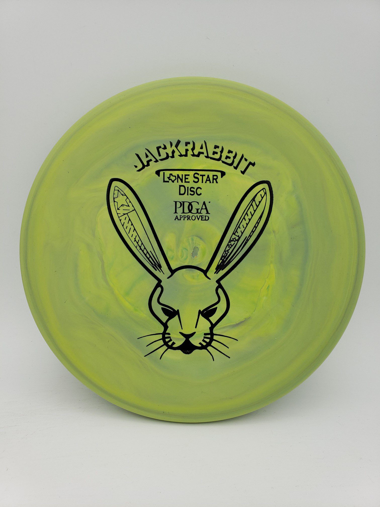 LSD v1 Jack Rabbit disc golf disc front view