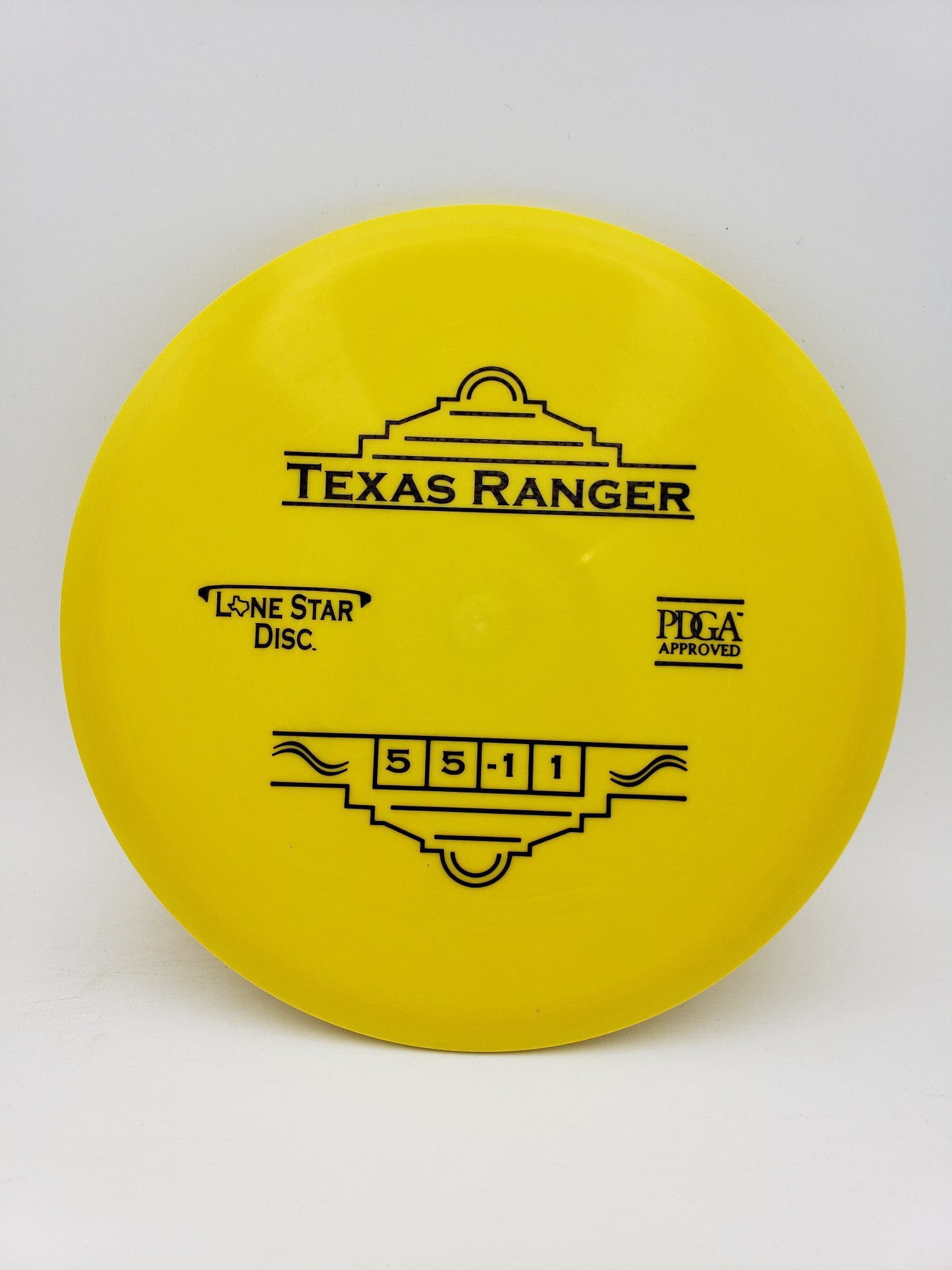 LSD Bravo Texas Ranger disc golf disc front view