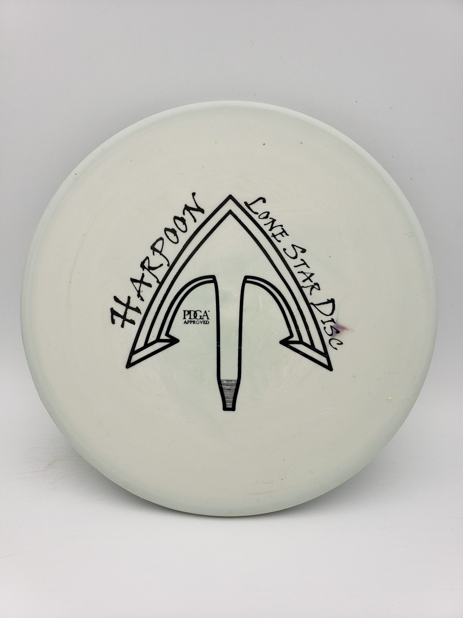 LSD v1 Harpoon disc golf disc front view