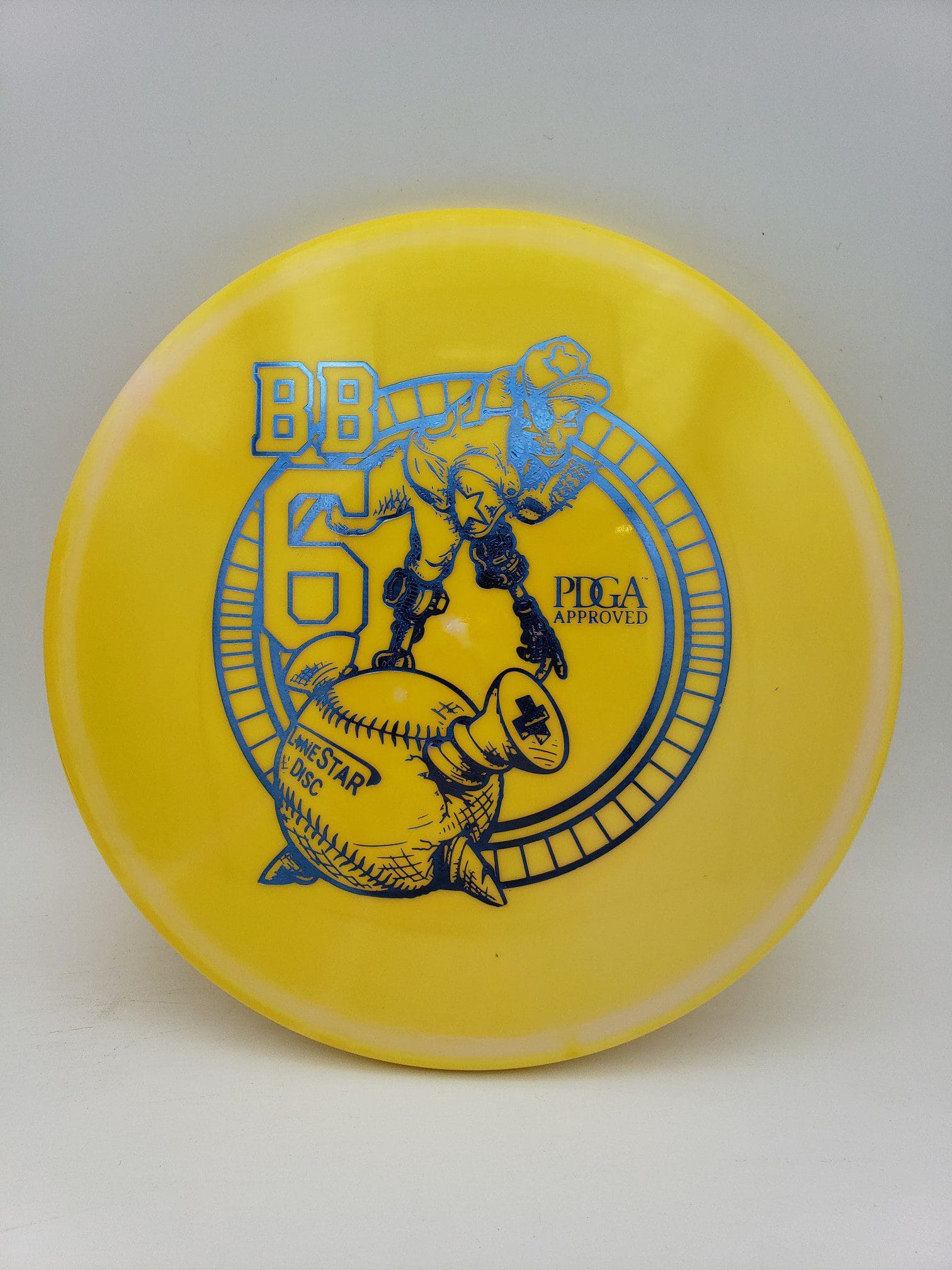 LSD Alpha BB6 disc golf disc front view