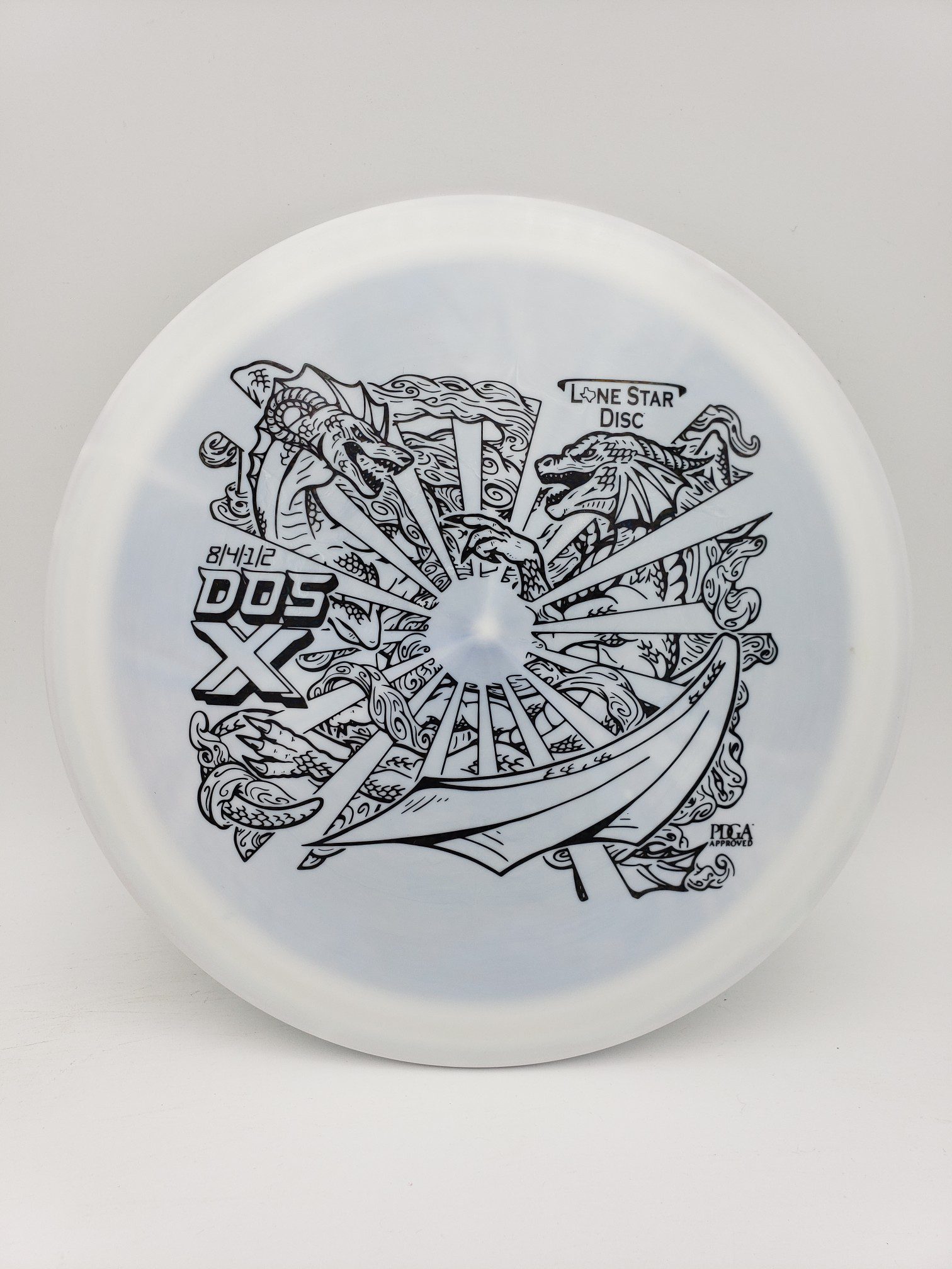 LSD Alpha Dos X disc golf disc front view