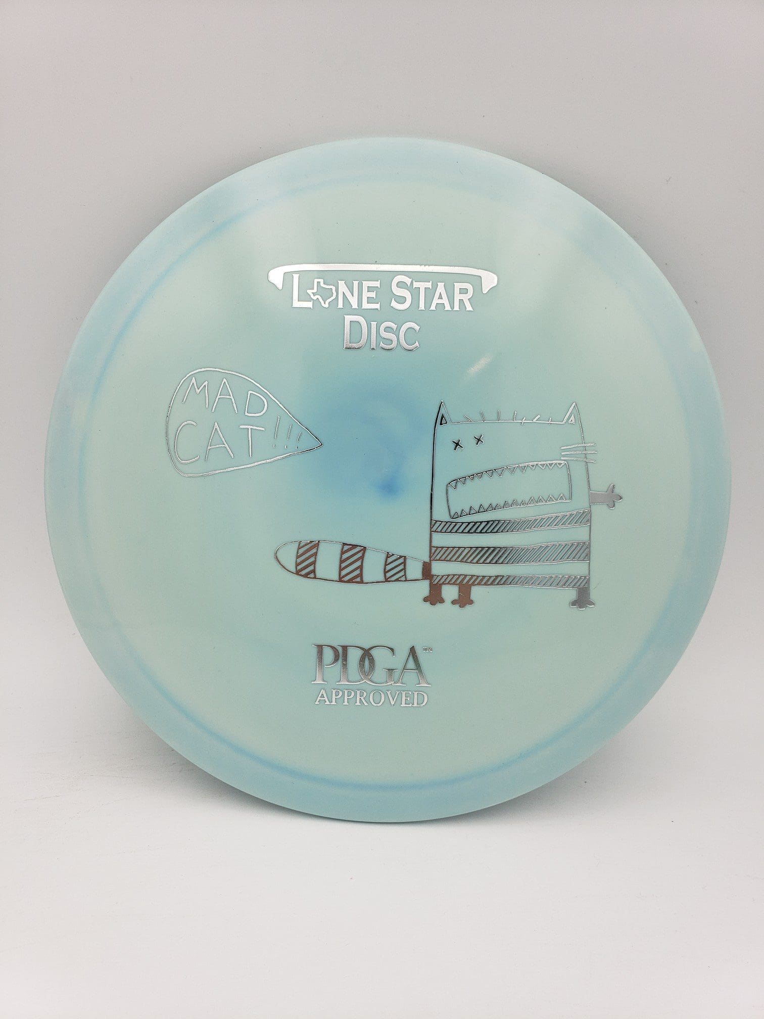 LSD Lima Mad Cat disc golf disc front view