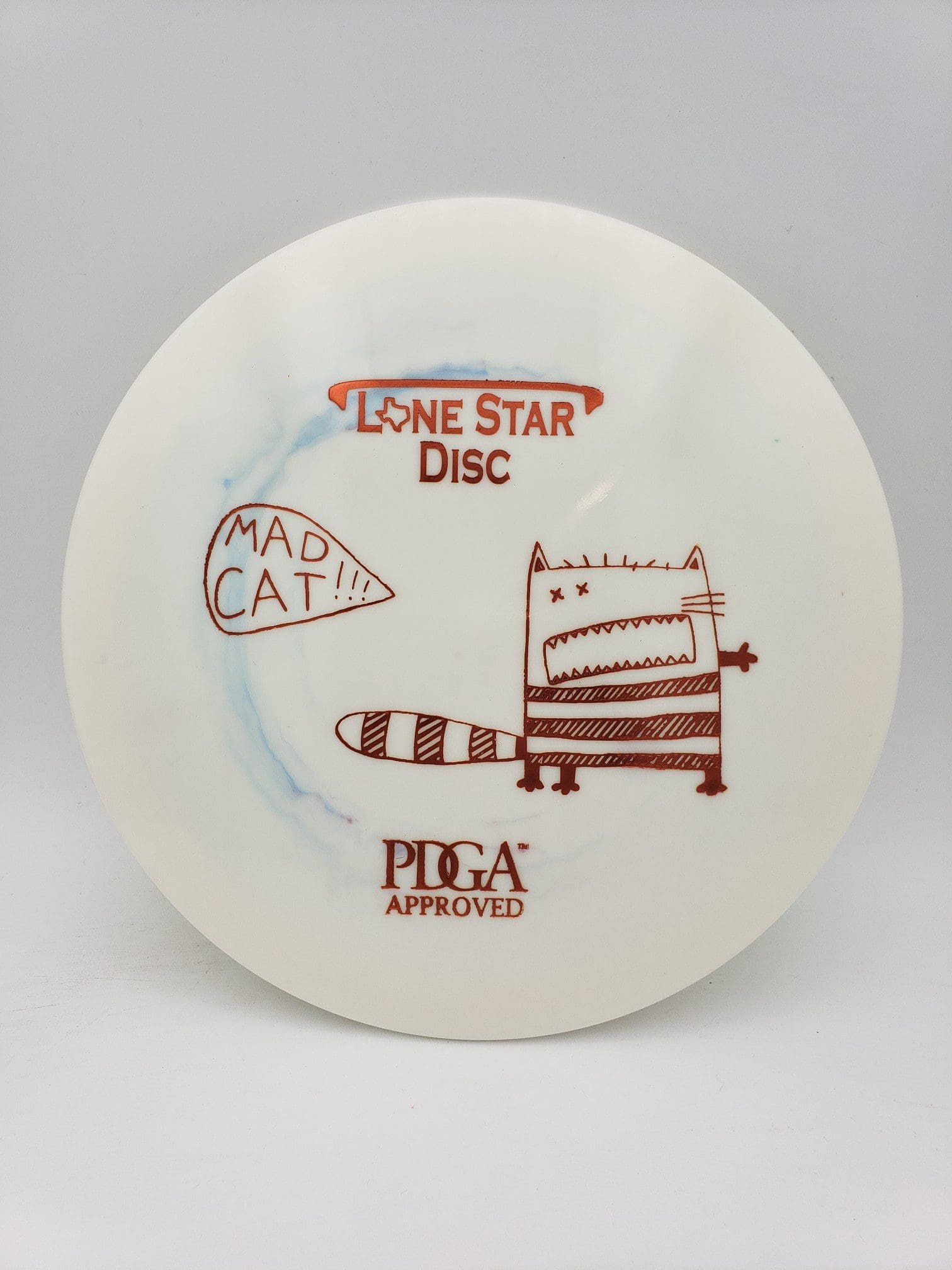 LSD Alpha Mad Cat disc golf disc front view