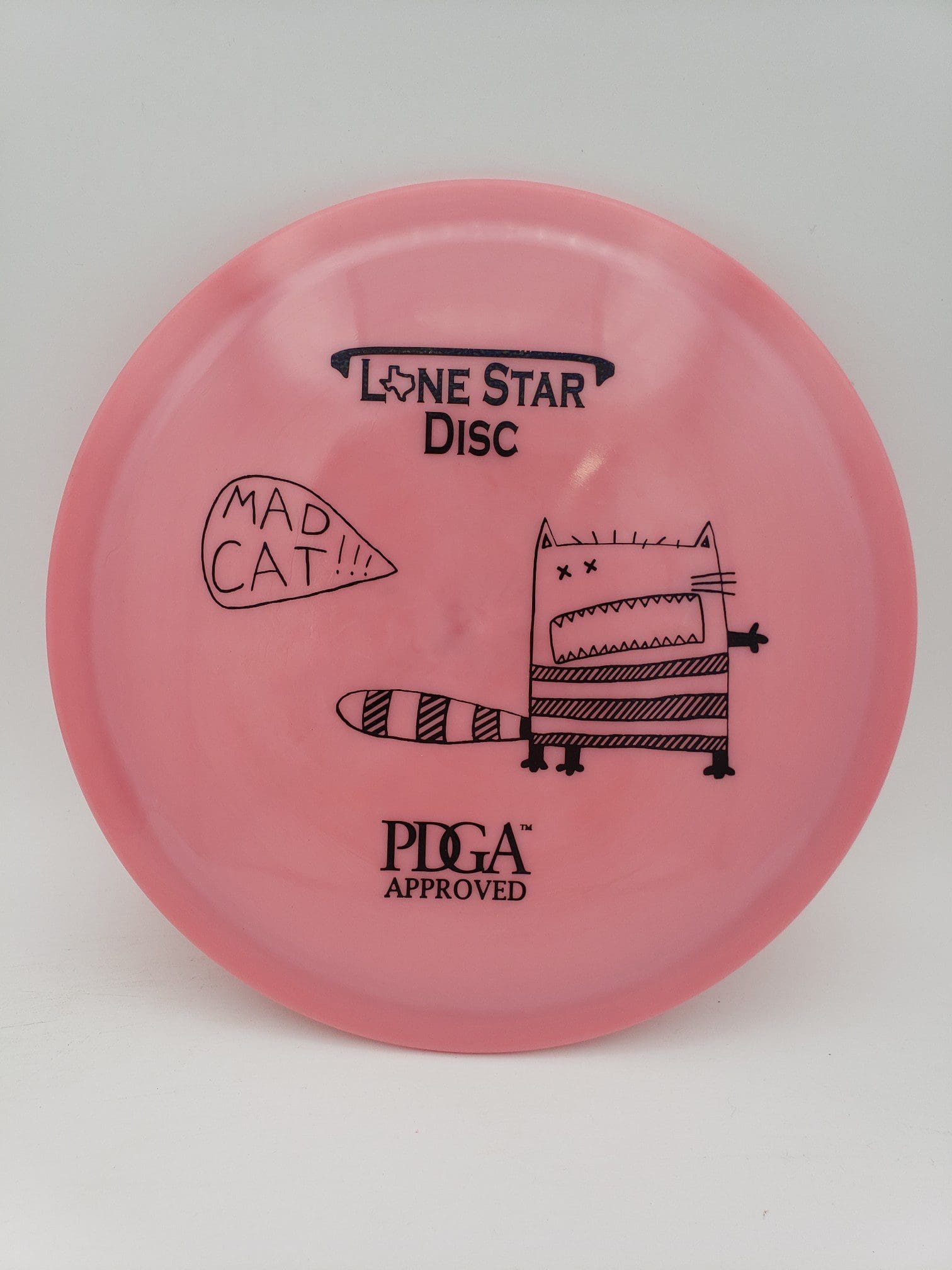 LSD Bravo Mad Cat disc golf disc front view