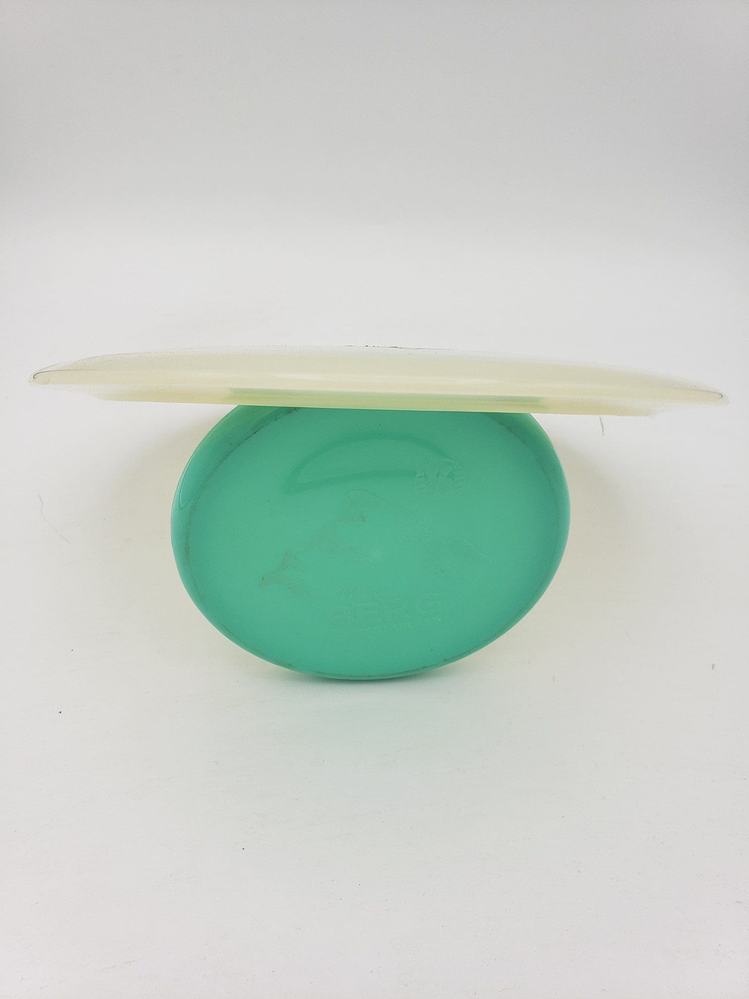 LSD Glow Curl disc golf disc back view