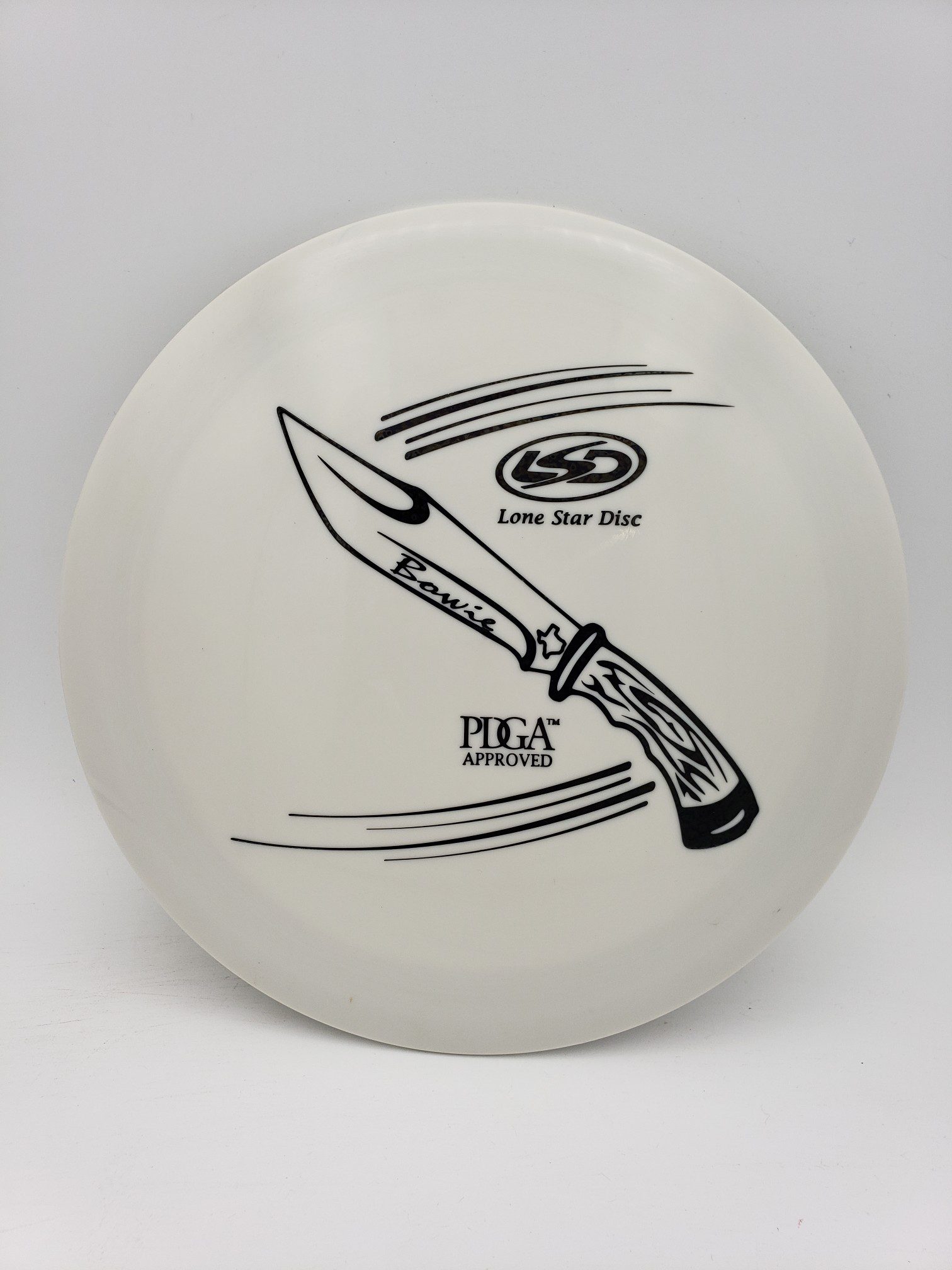 LSD Alpha Bowie disc golf disc front view