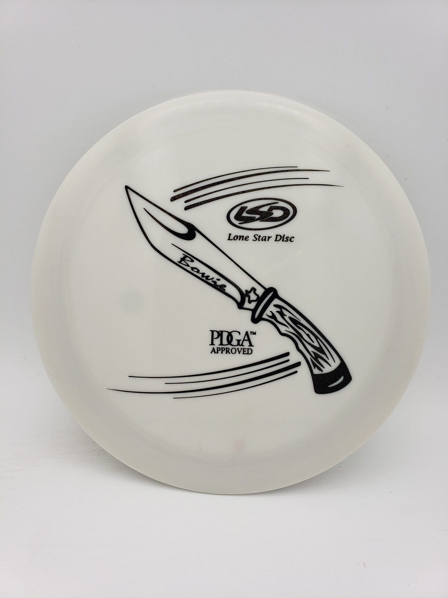 LSD Bravo Bowie disc golf disc front view