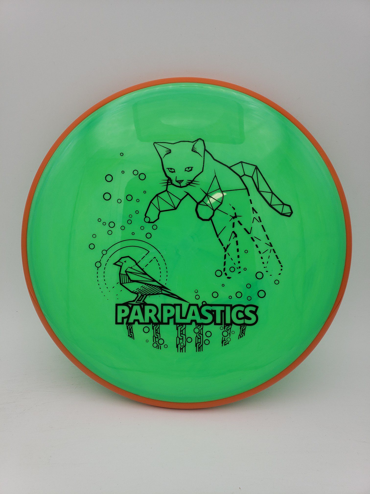 Axiom Neutron Paradox 2022 Power Kitty disc golf disc front view