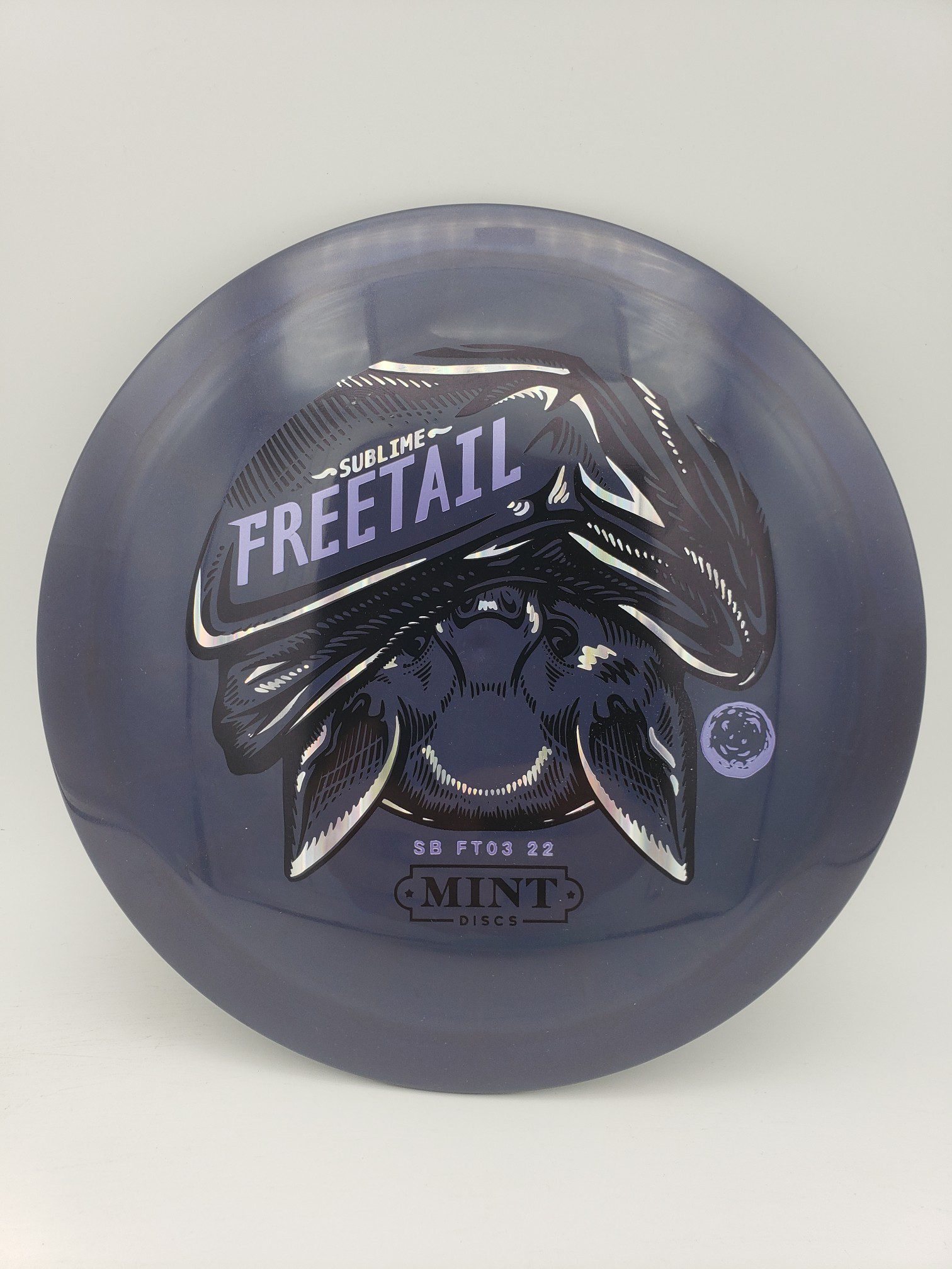 Mint Discs Sublime Freetail 3rd run disc golf disc front view