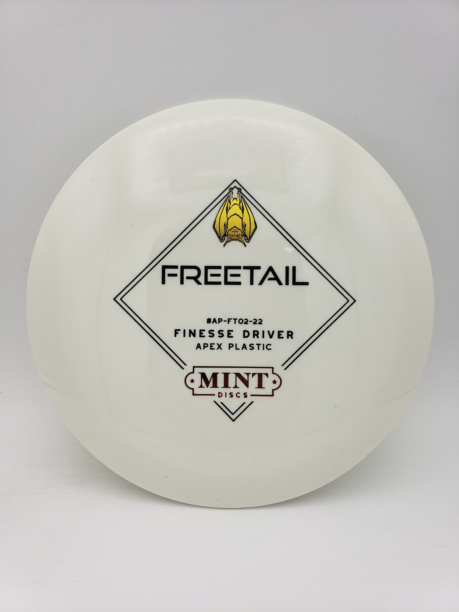 Mint Discs Apex Freetail 2nd run disc golf disc front view