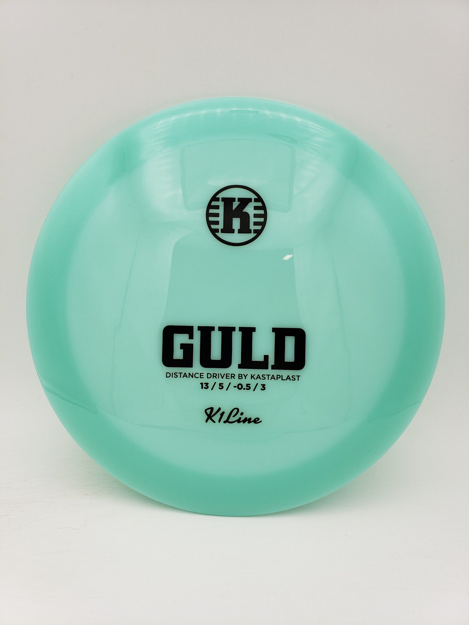 Kastaplast K1 Guld Mint FR ONE per customer disc golf disc front view