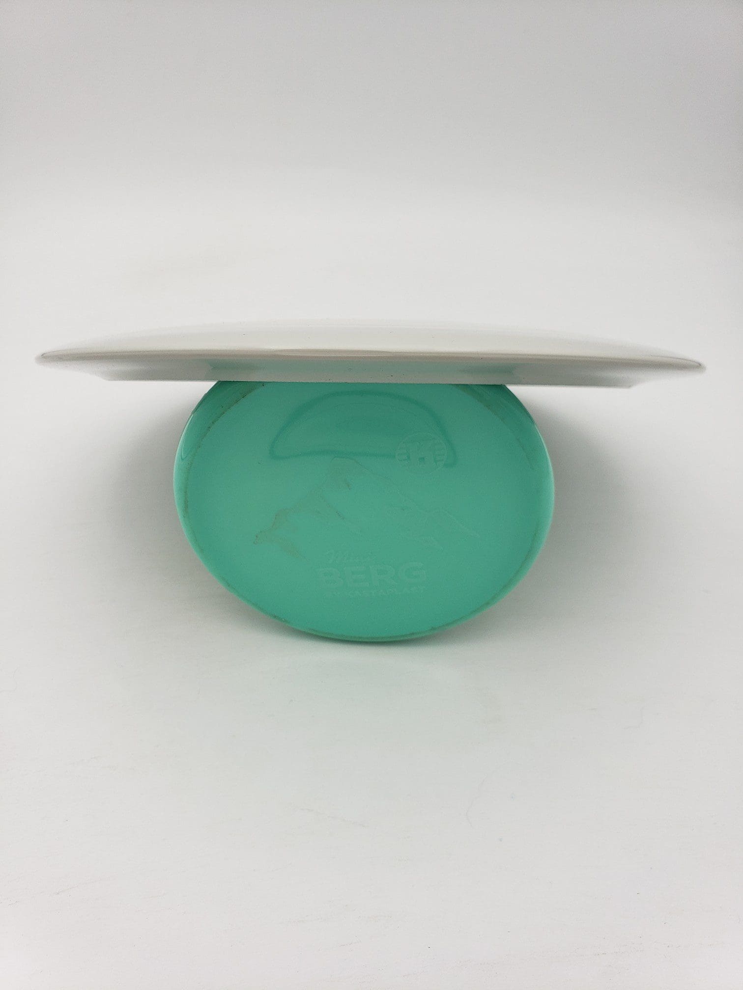 Kastaplast K1 Guld grey disc golf disc back view