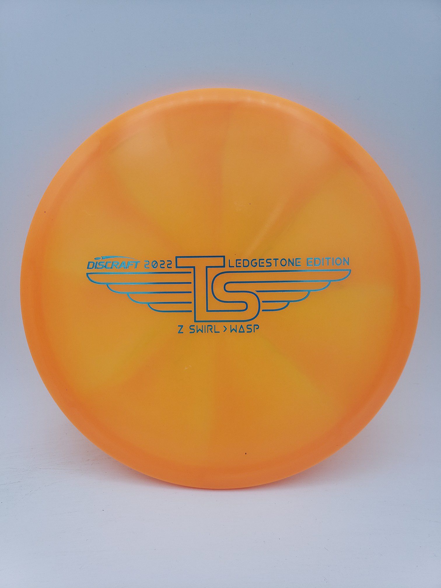 Discraft Ledgestone 2022 Z Swirl Wasp disc golf disc front view