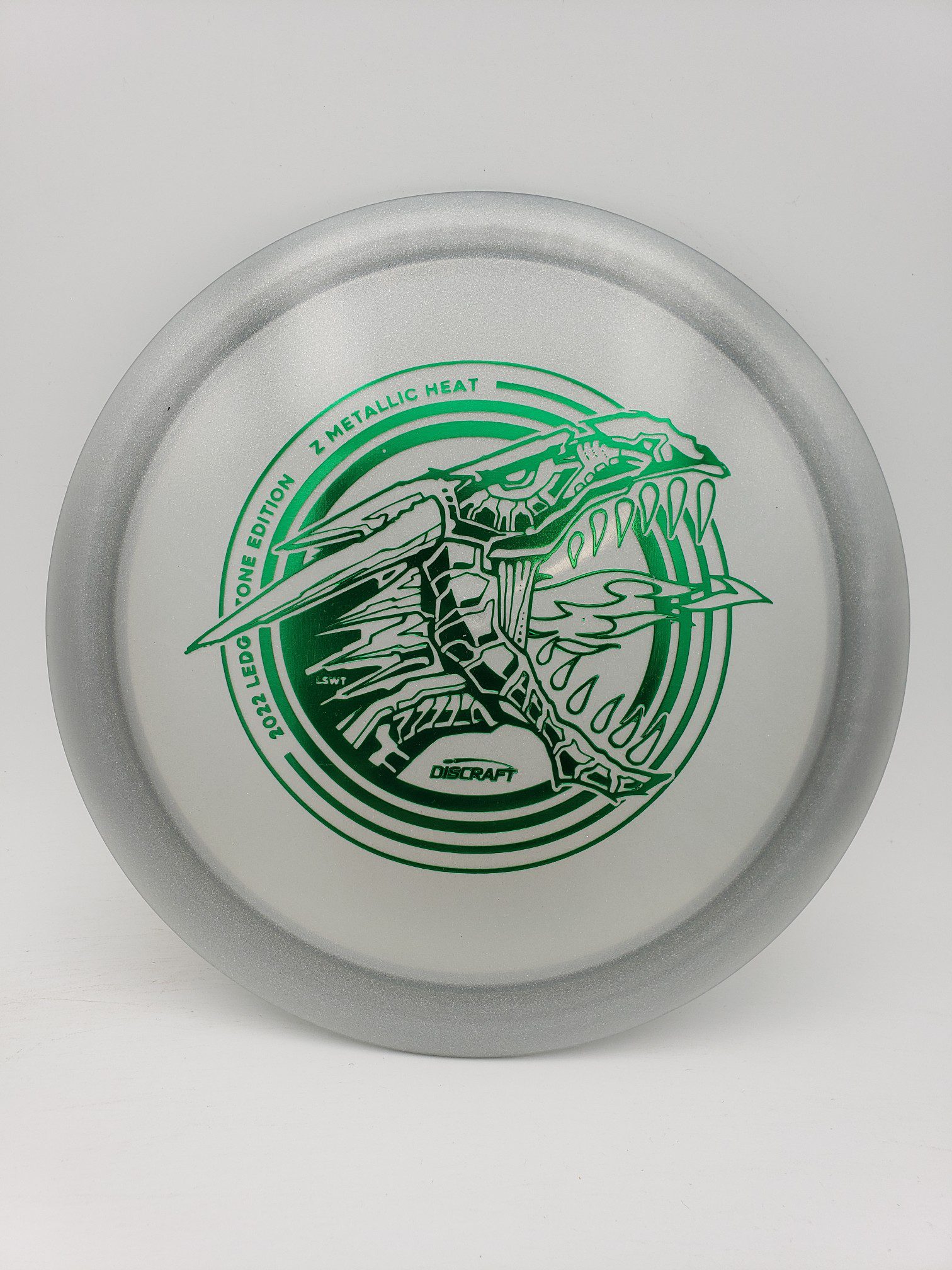 Discraft Ledgestone 2022 Z Metallic Heat disc golf disc front view
