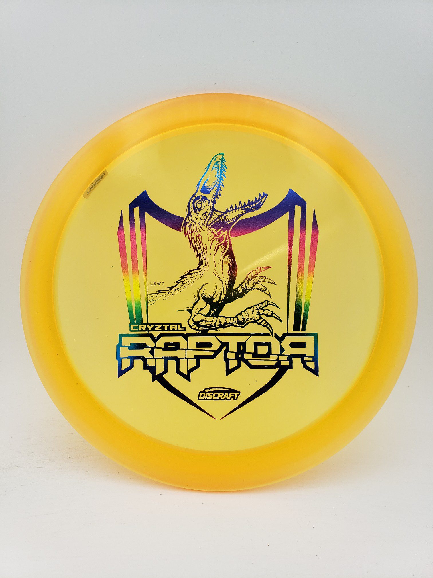Discraft Ledgestone 2022 Crystal Z Raptor disc golf disc front view