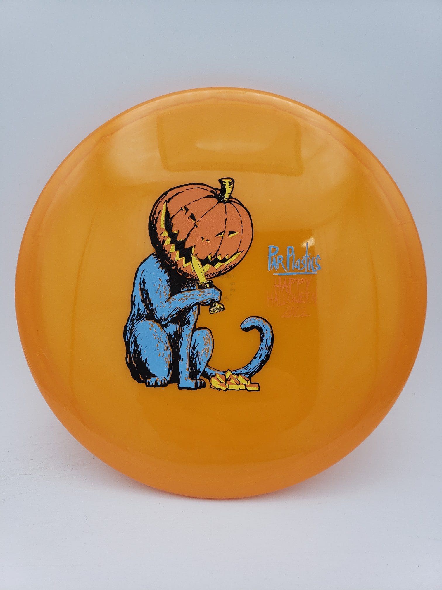 Mint Discs Sublime Bobcat Par Plastics Halloween 2022 by ZAM 2nd run disc golf disc front view