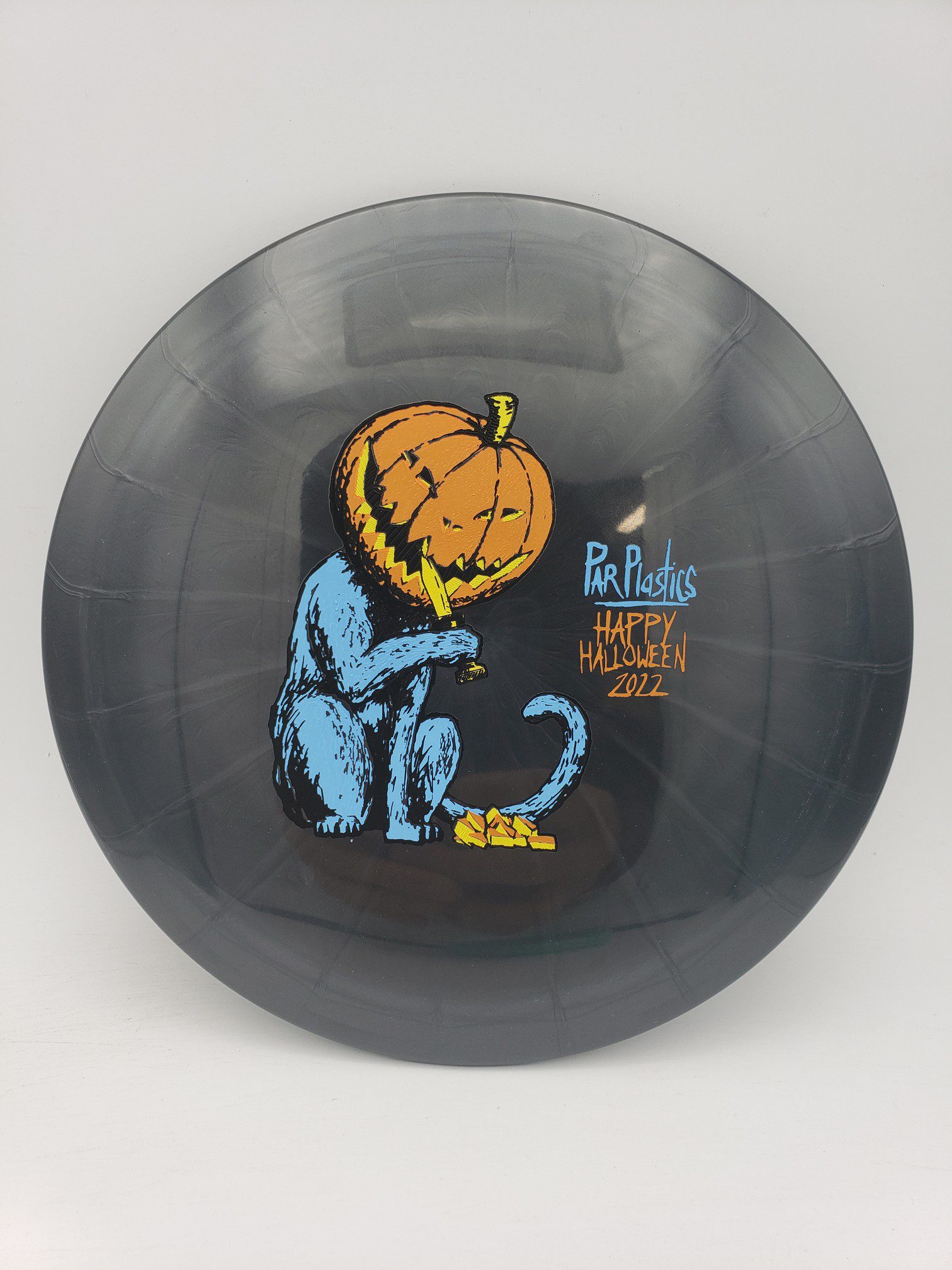 Mint Discs Sublime Grackle Par Plastics Halloween 2022 by ZAM first run disc golf disc front view