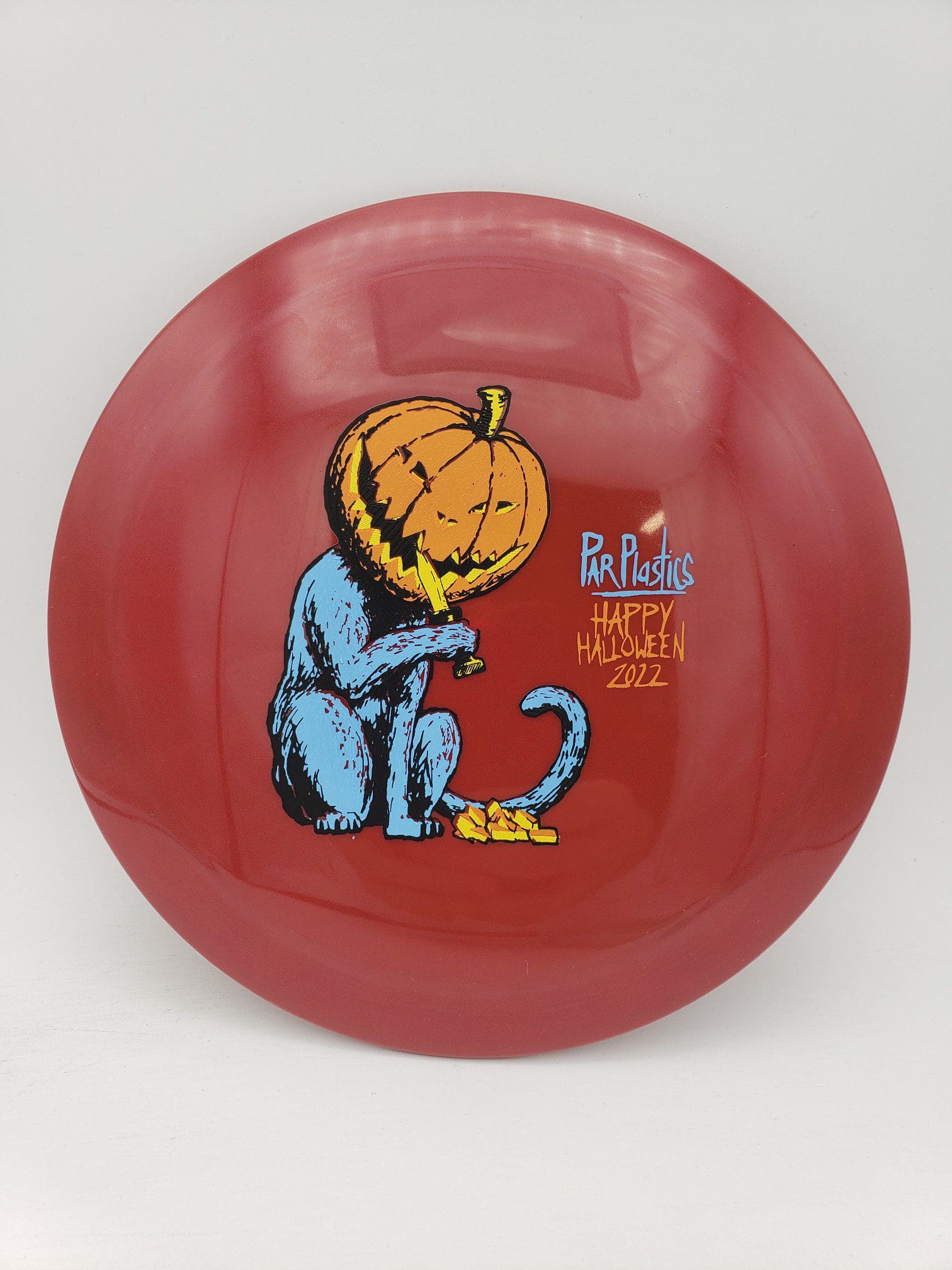 Mint Discs Sublime Freetail Par Plastics Halloween 2022 by ZAM 3rd run disc golf disc front view