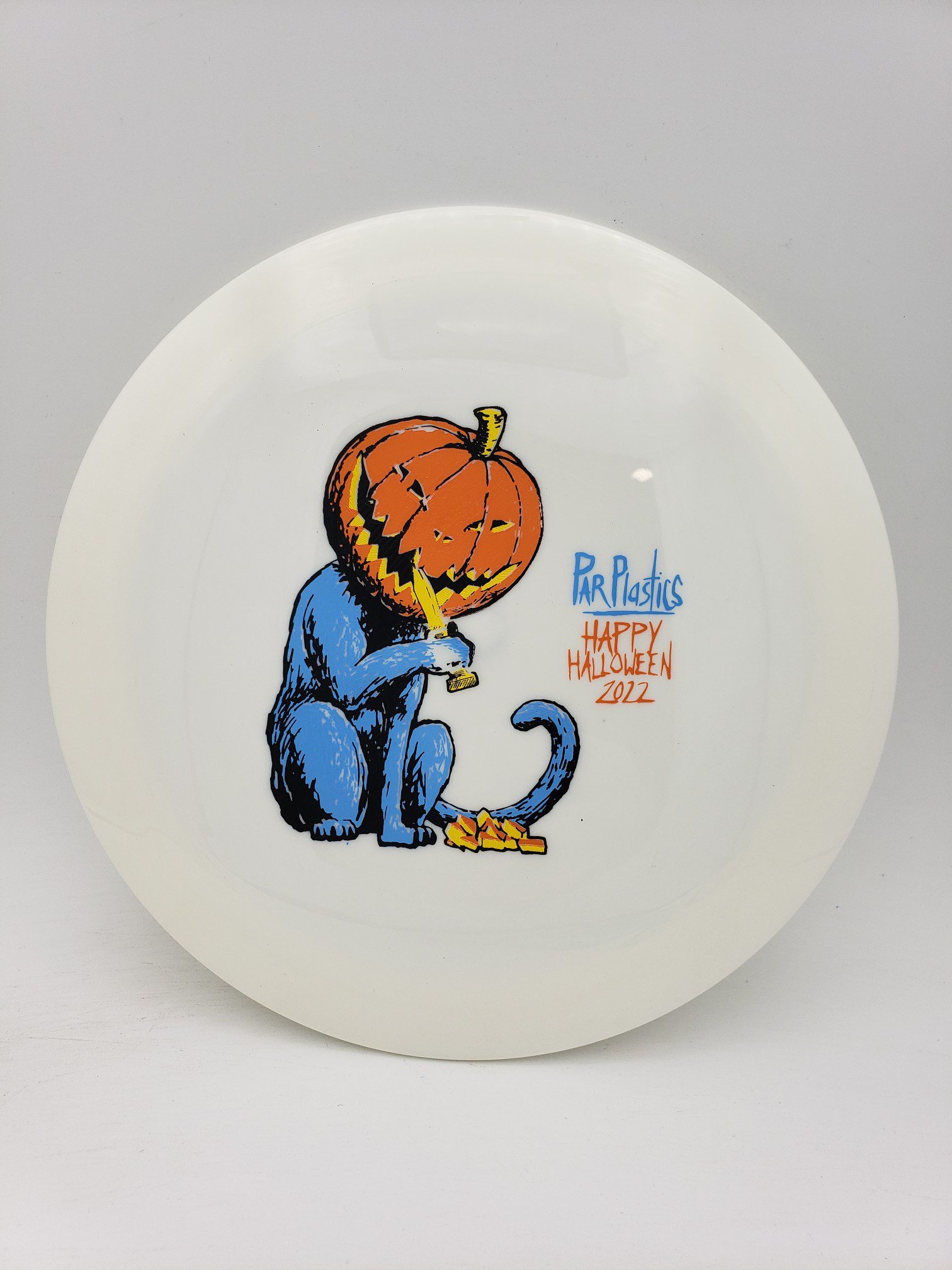Mint Discs Apex Goat Par Plastics Halloween 2022 by ZAM first run disc golf disc front view