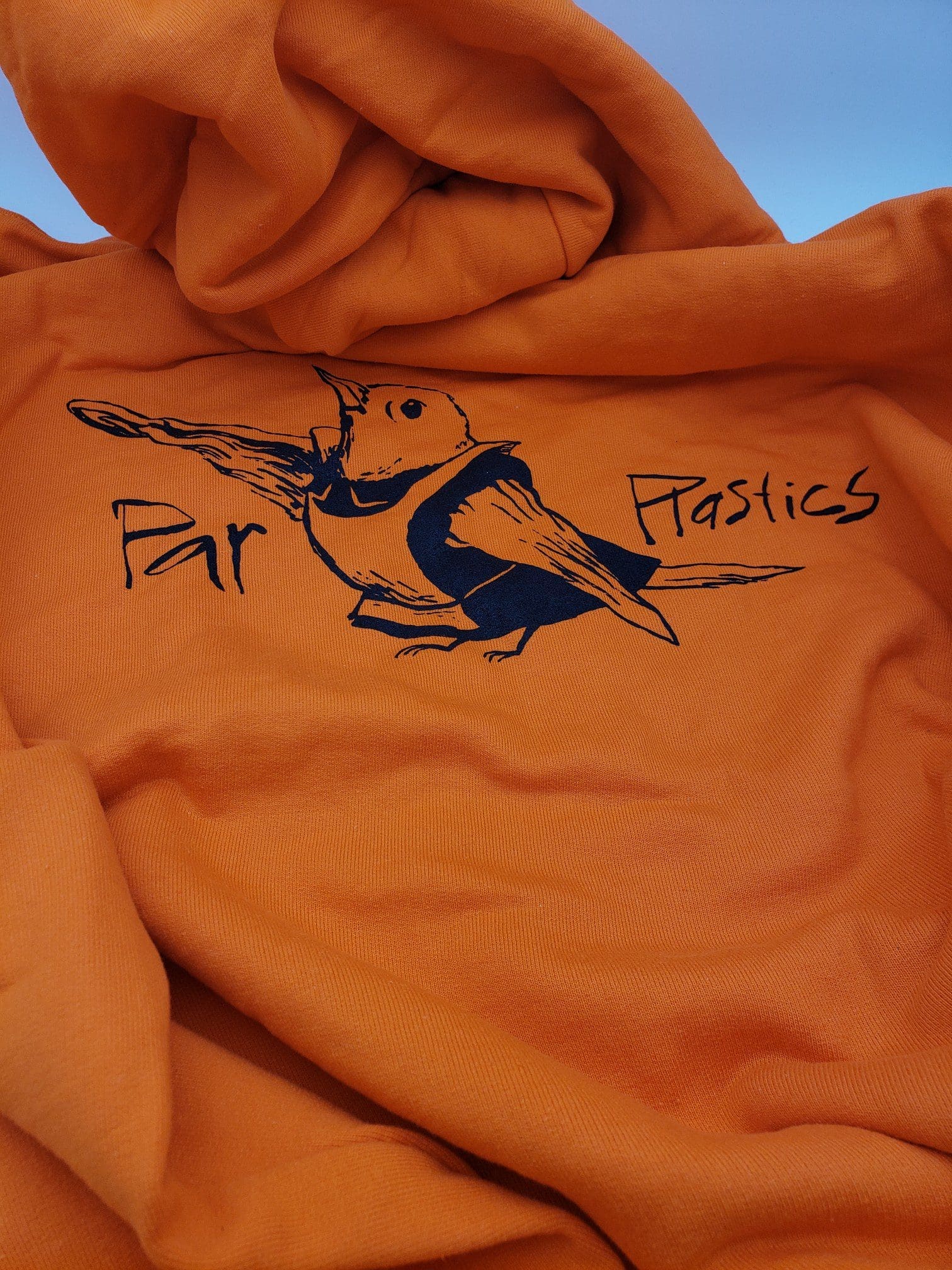 Par Plastics Pumpkinhead Kitty Halloween 2022 hoodies by ZAM Design disc golf disc detail view