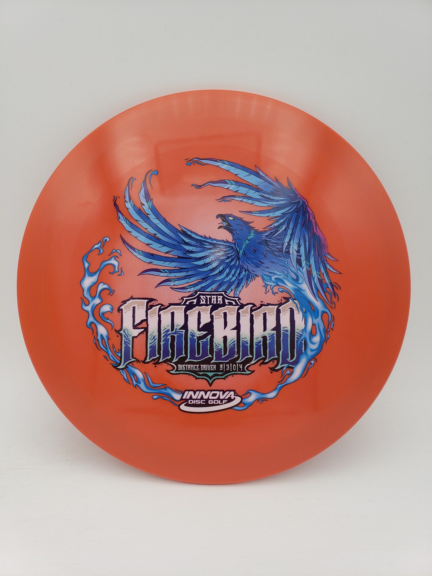 Innova InnVision Star Firebird disc golf disc front view