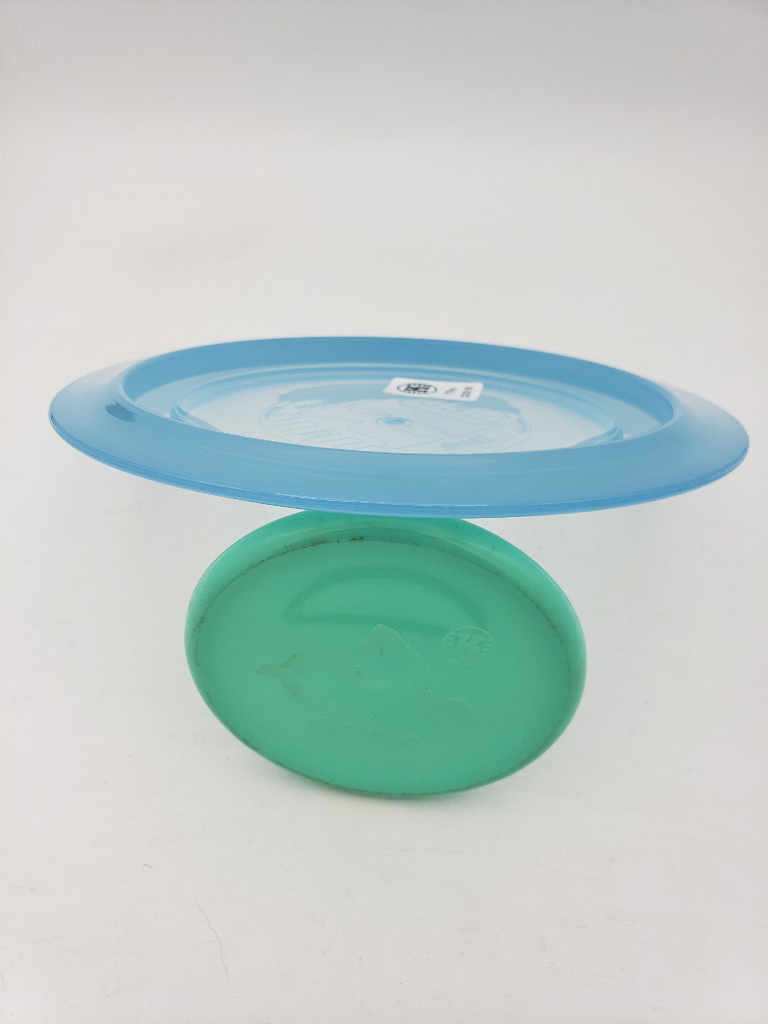 Kastaplast K1 Rask light blue disc golf disc side view