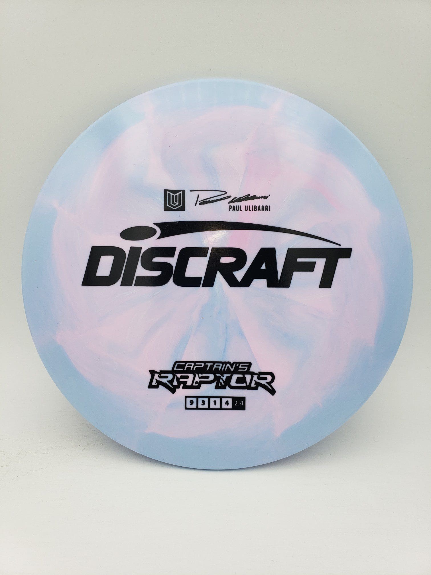 Discraft 2022 ESP Swirl Captain's Raptor 170-172 disc golf disc front view