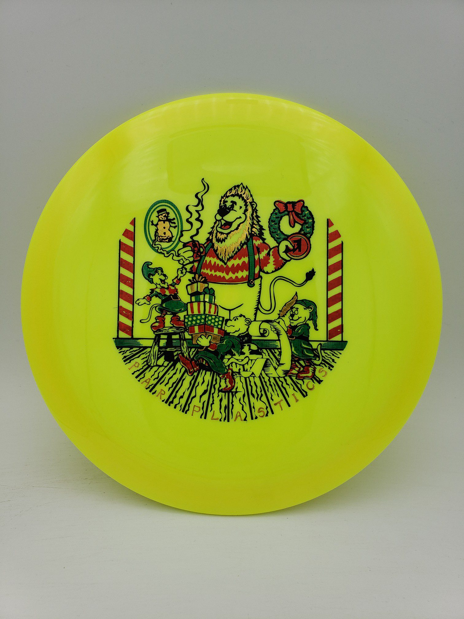 Mint Discs Apex Diamondback Par Plastics Christmas 2022 by Ben Hophood first run disc golf disc front view