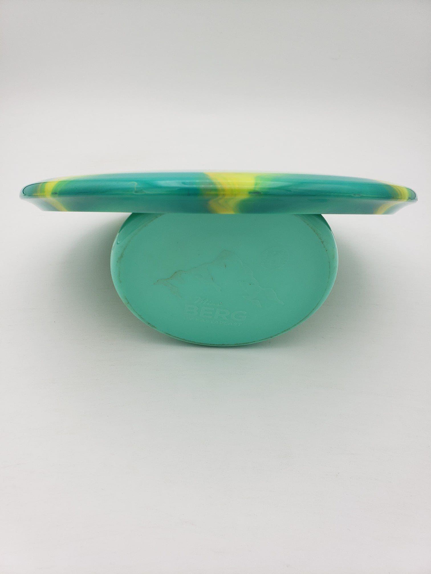 Mint Discs Swirly Apex Mustang Par Plastics 2022 by Ben Hophood 3rd run disc golf disc back view