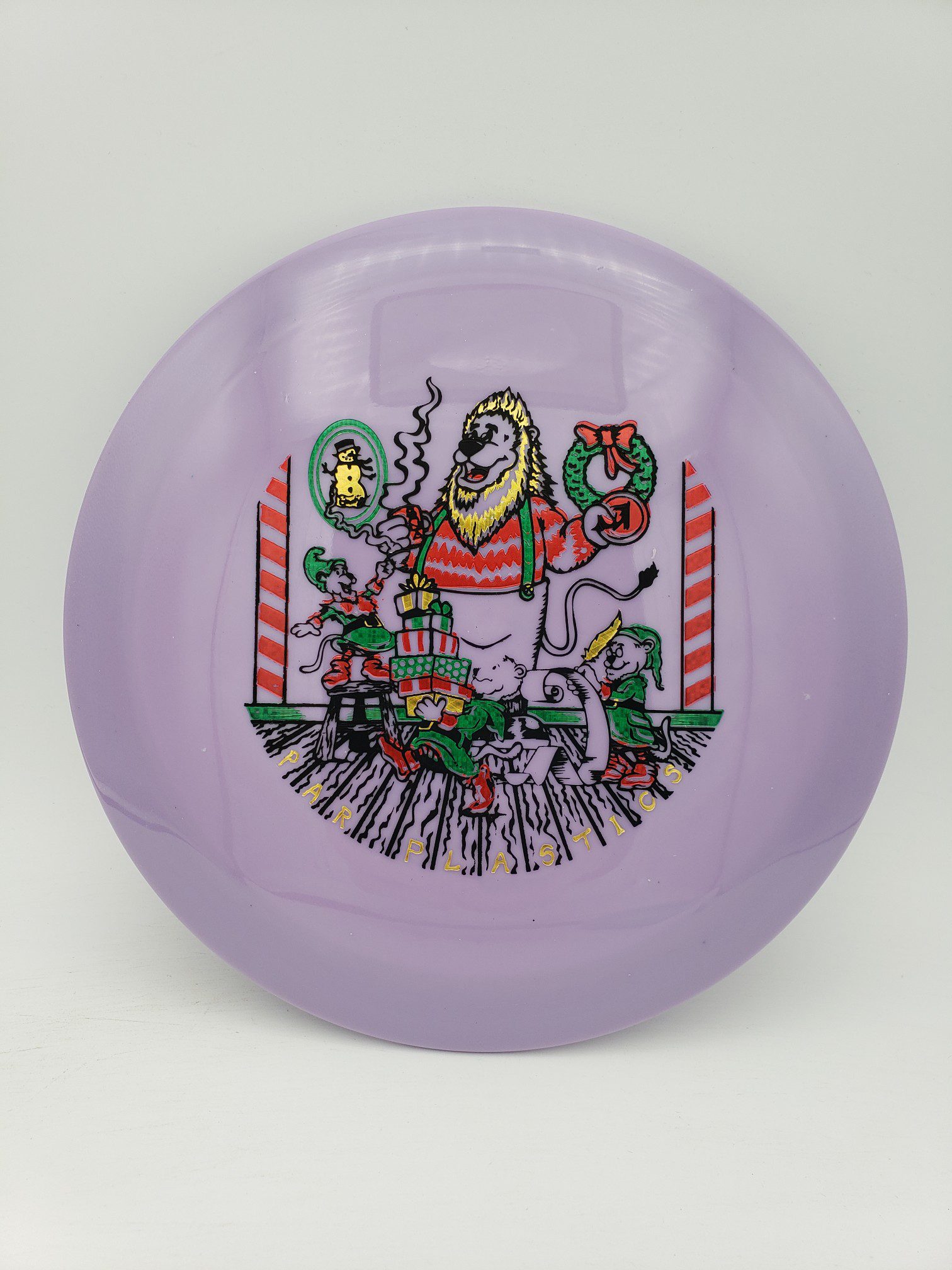 Mint Discs Apex Freetail Par Plastics Christmas 2022 by Ben Hophood 2nd run disc golf disc front view