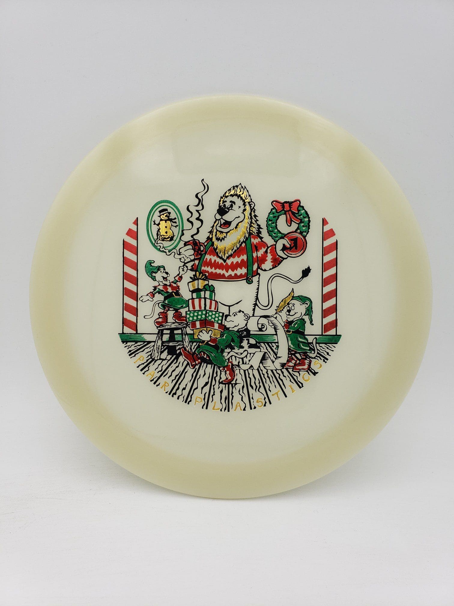 Mint Discs Nocturnal Phoenix Par Plastics Christmas 2022 by Ben Hopwood first run disc golf disc side view