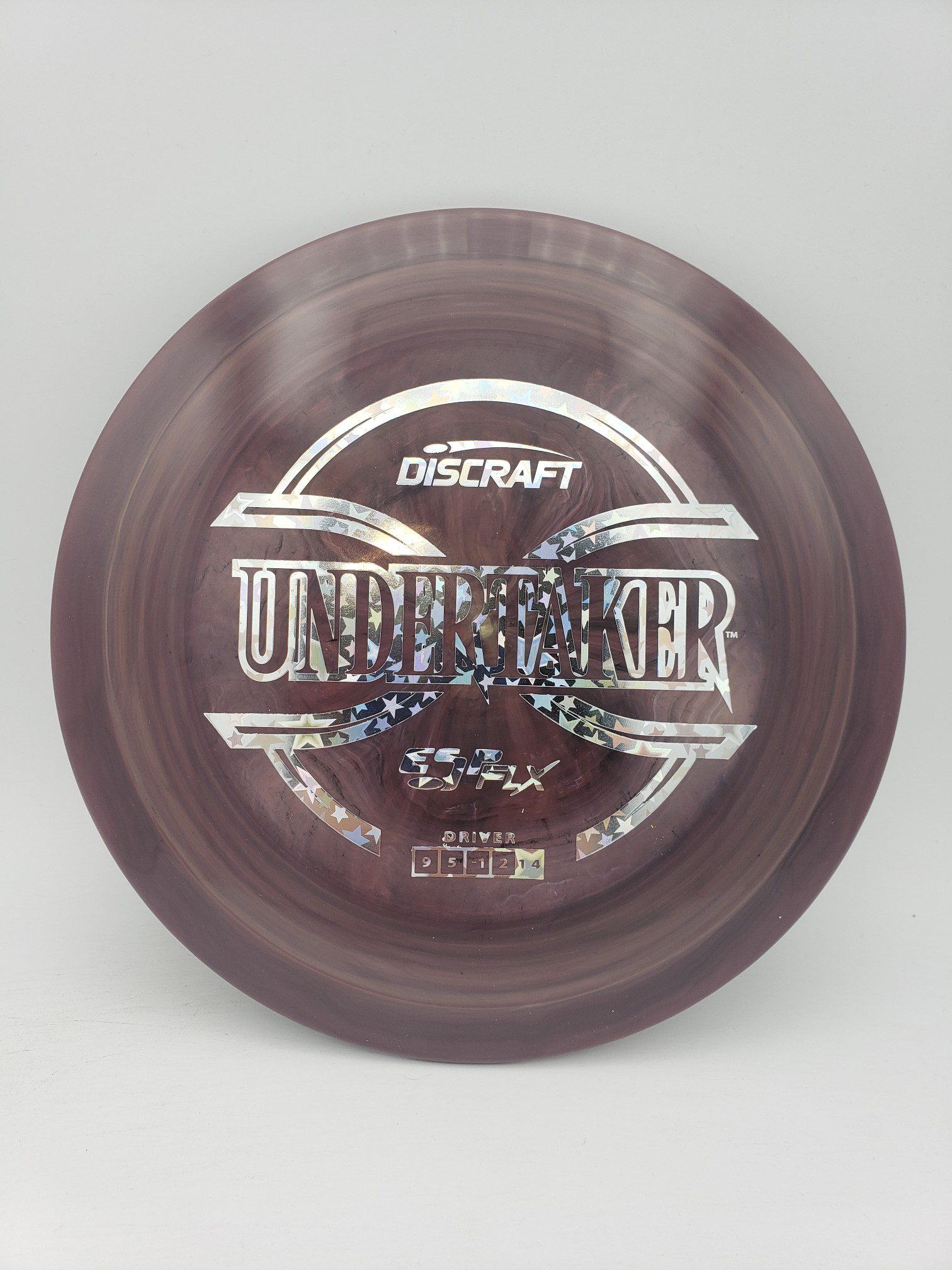 Discraft ESP FLX Undertaker disc golf disc front view