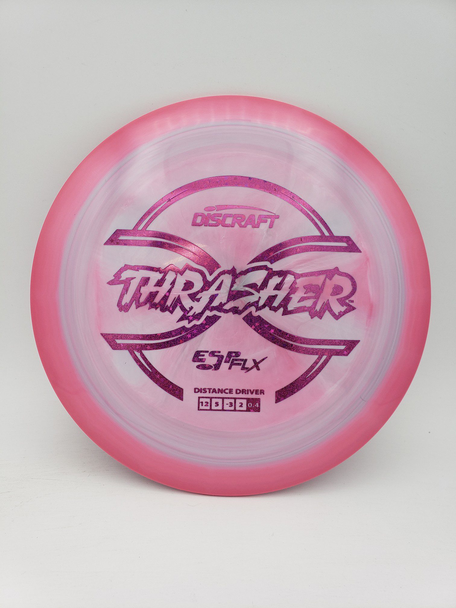 Discraft ESP FLX Thrasher disc golf disc front view
