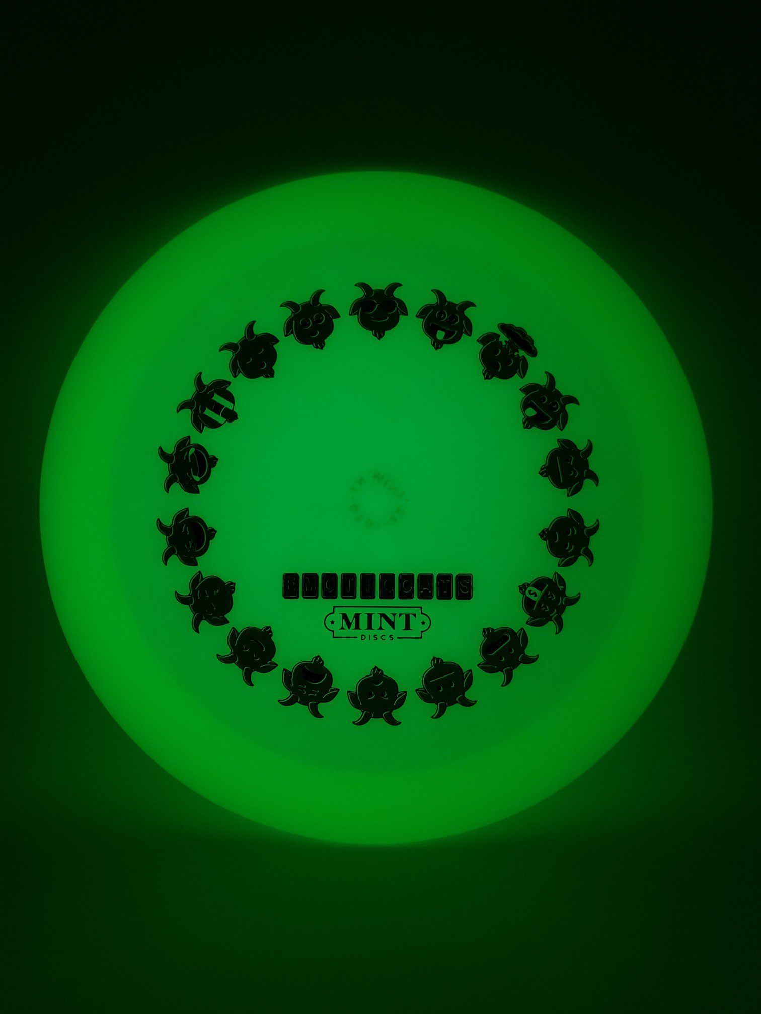 Mint Discs Nocturnal Goat first run by ZAM disc golf disc front view