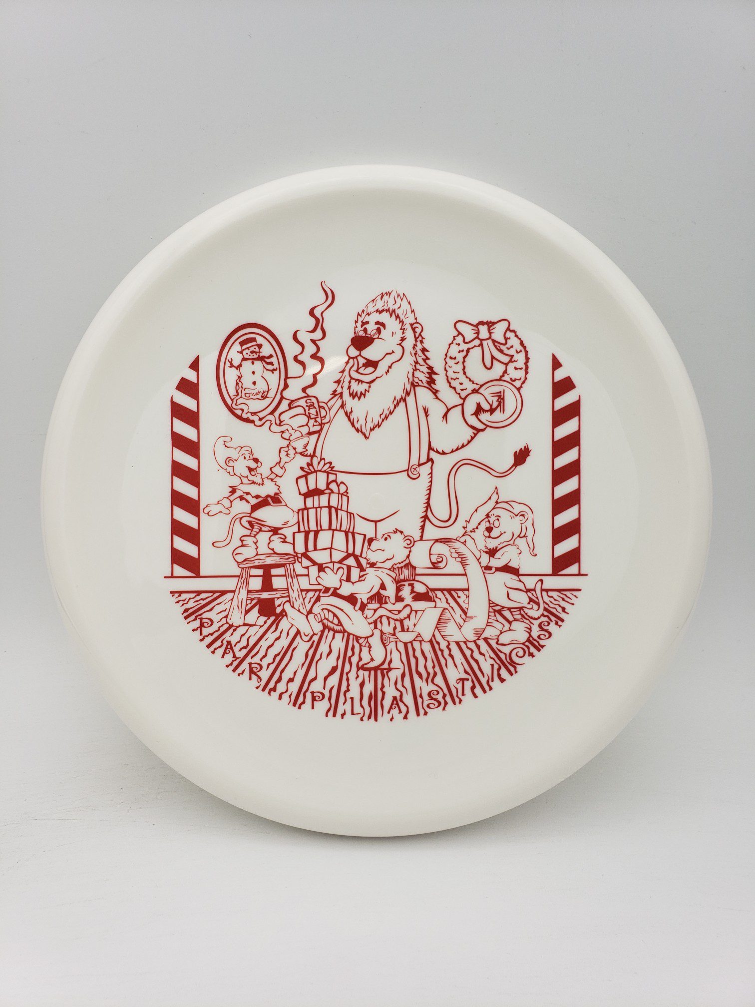 Kastaplast K1 Soft Berg Par Plastics Christmas 2022 by Ben Hophood disc golf disc front view