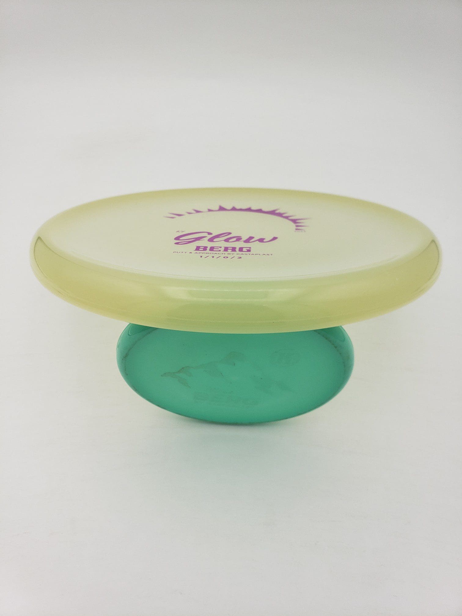 Kastaplast K1 "lowno" Glow Berg 2023 disc golf disc back view