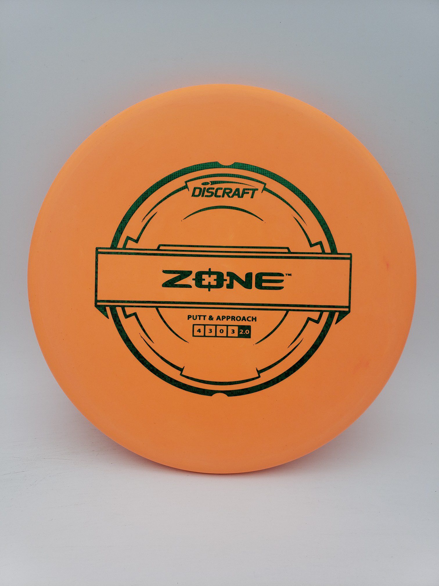 Discraft P-Line Zone disc golf disc front view