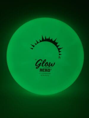 Kastaplast K1 Glow Reko X 2023 disc golf disc front view