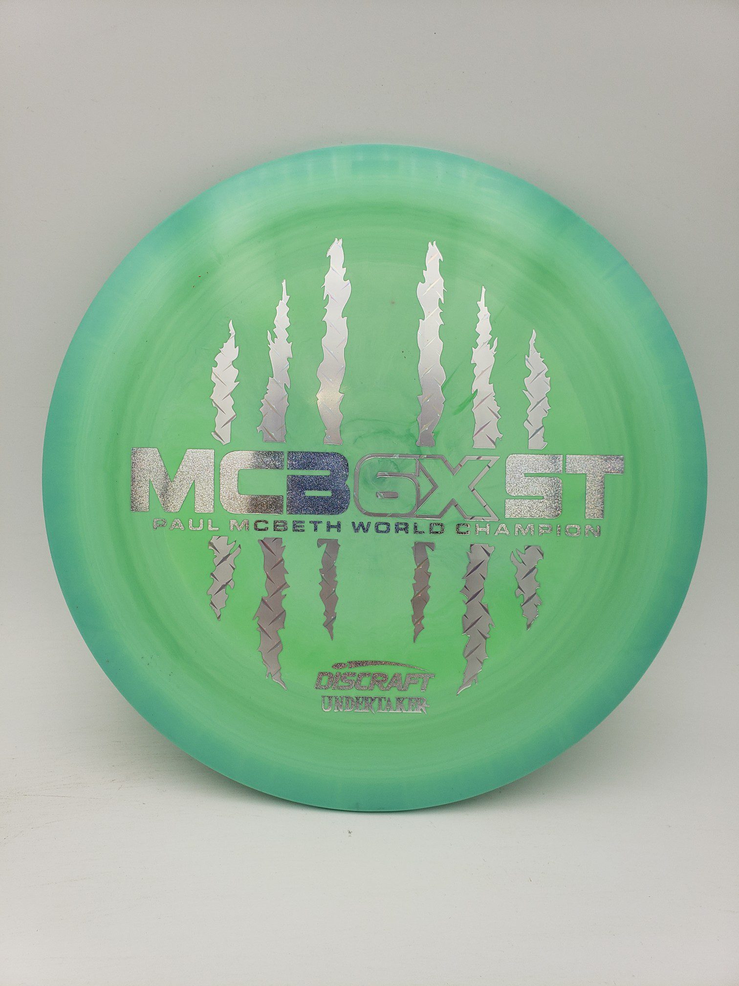 Discraft ESP Undertaker Paul McBeth 6X MCBEAST disc golf disc front view