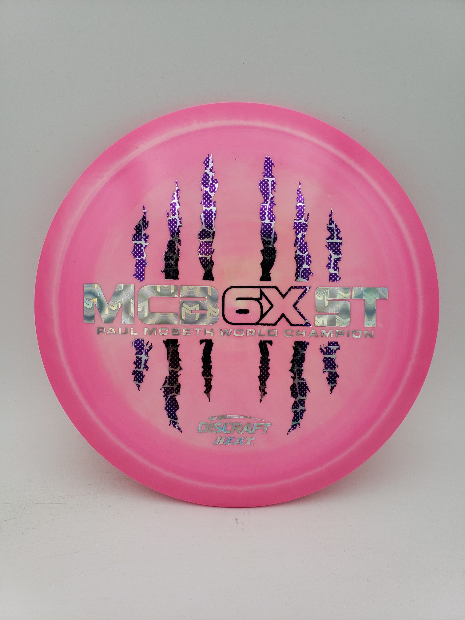 Discraft ESP Heat Paul McBeth 6X MCBEAST disc golf disc front view