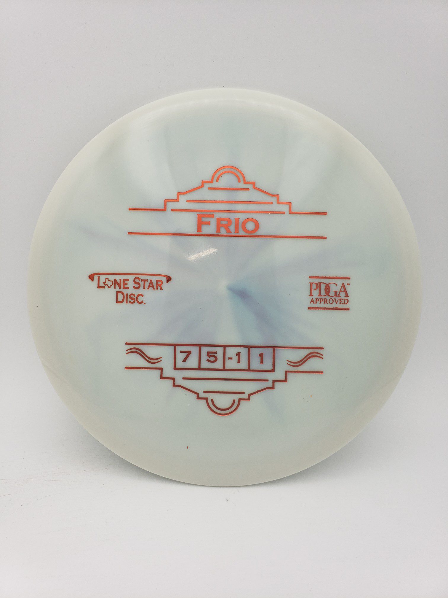 LSD Alpha Frio disc golf disc front view