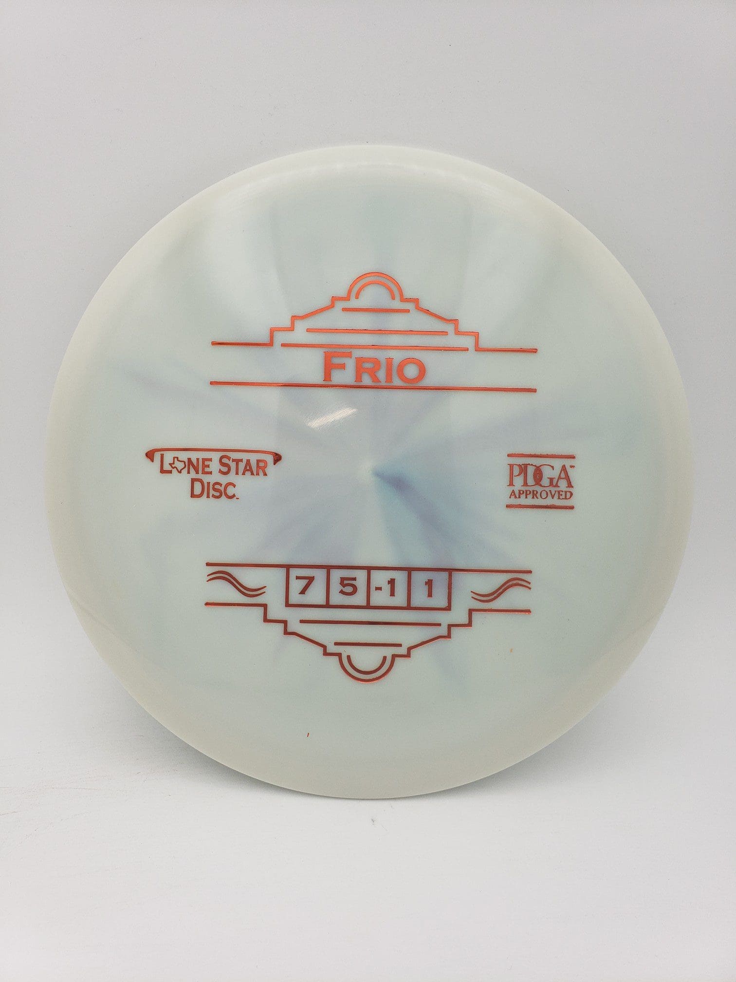 LSD Alpha Frio disc golf disc front view