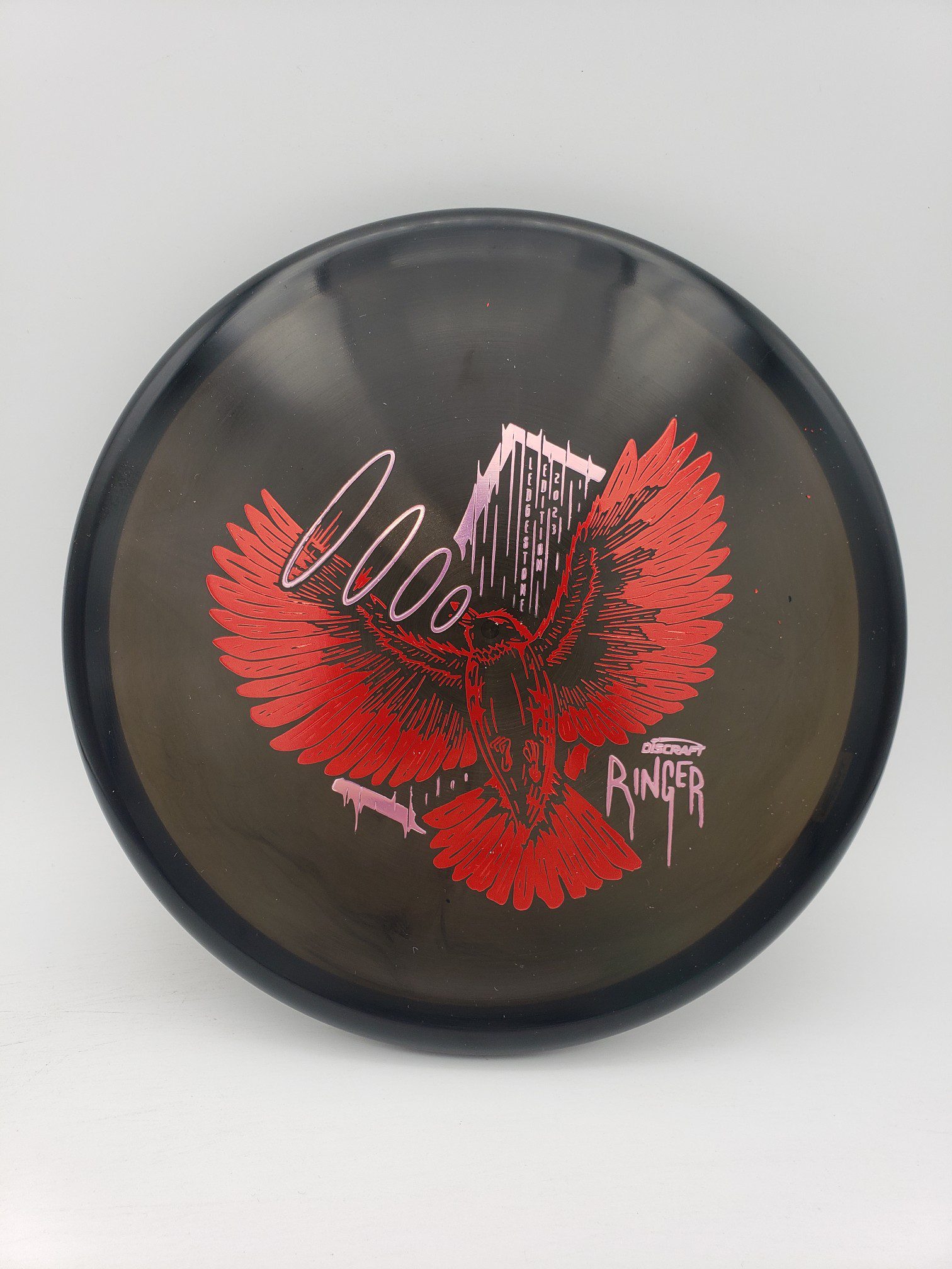 Discraft Ledgestone 2023 Crystal Ringer disc golf disc front view