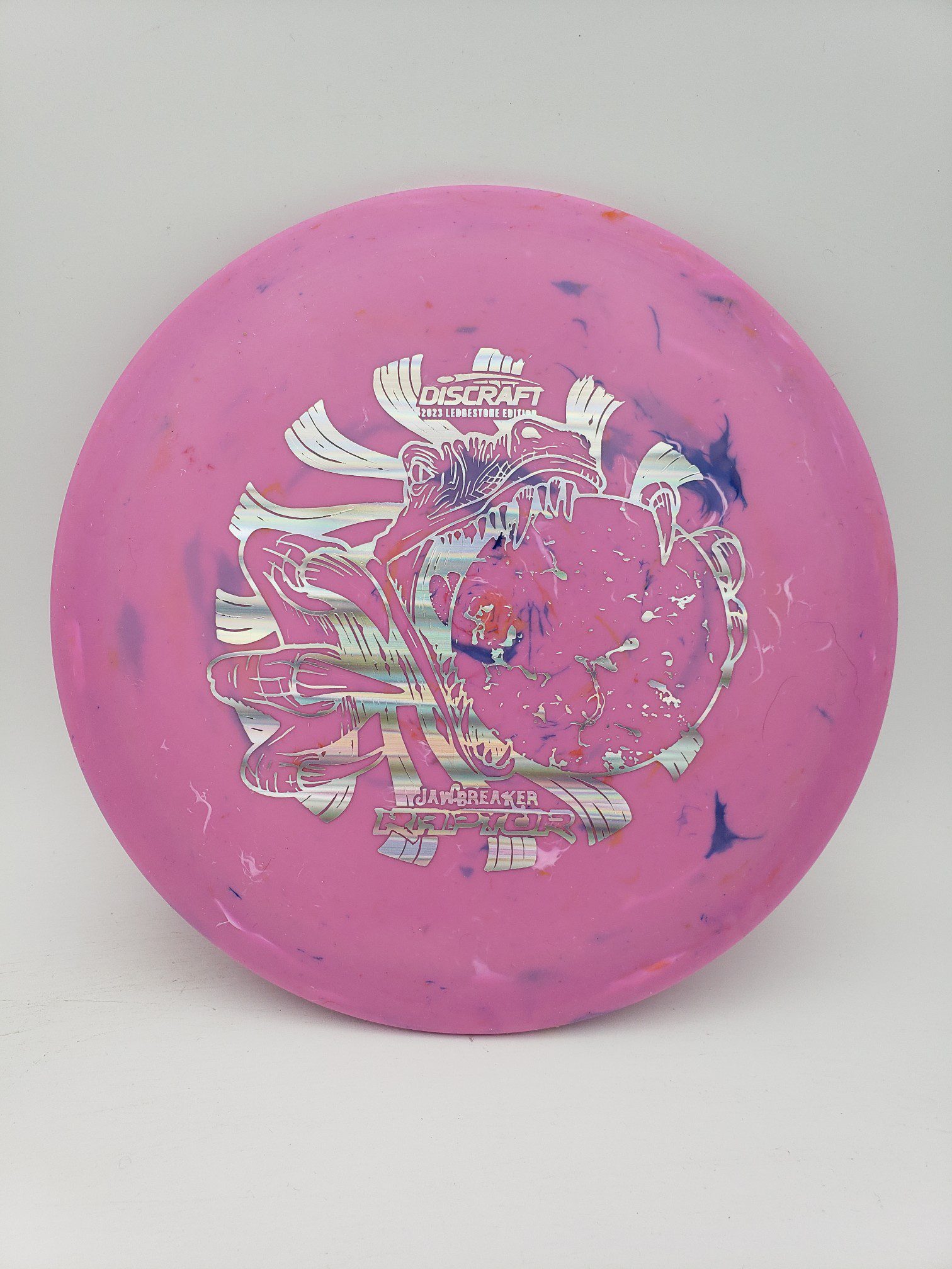 Discraft Ledgestone 2023 Jawbreaker Raptor disc golf disc front view
