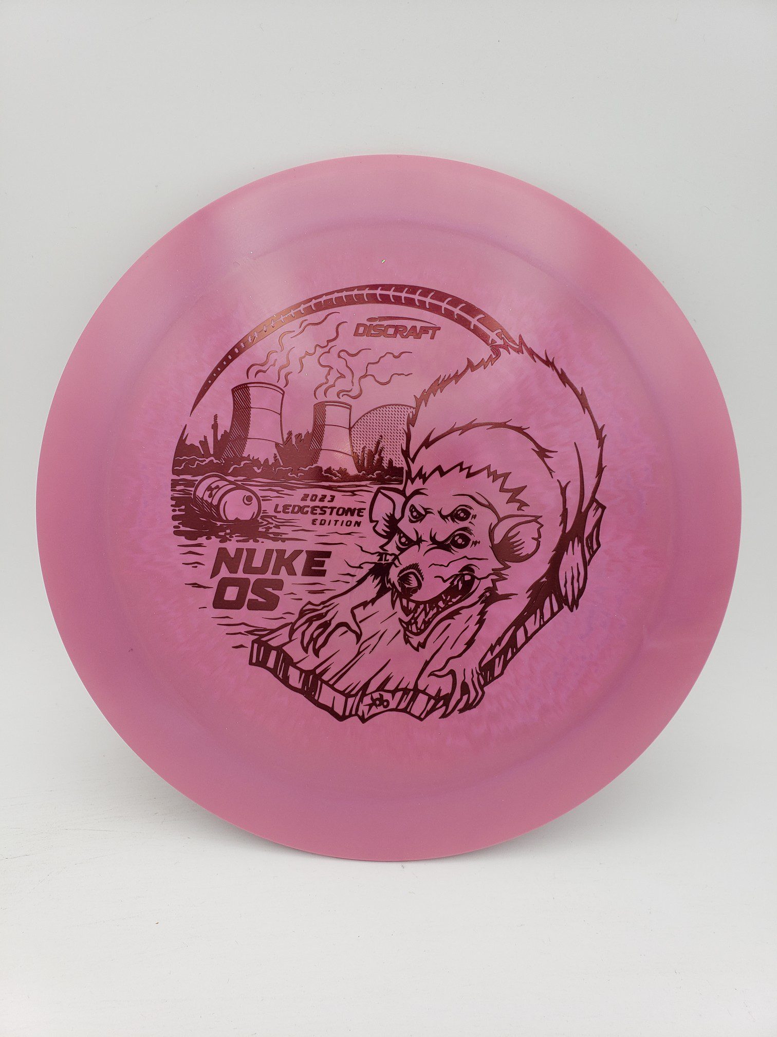 Discraft Ledgestone 2023 ESP Lite Nuke OS disc golf disc front view