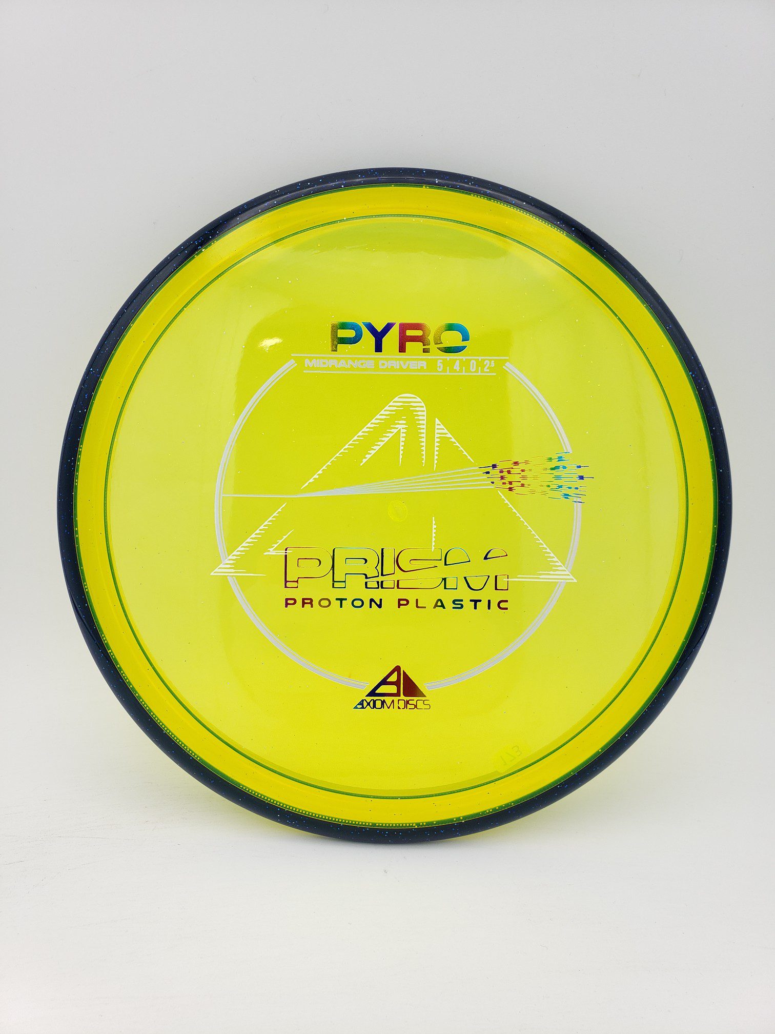 Axiom Prism Proton Pyro disc golf disc front view