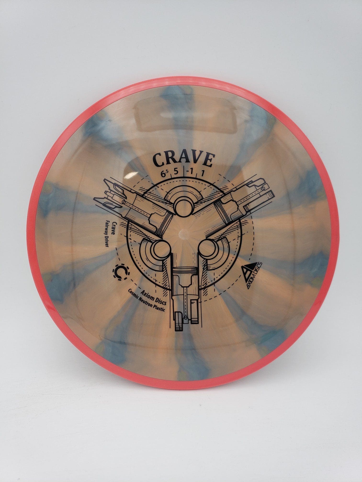 Axiom Cosmic Neutron Crave disc golf disc front view