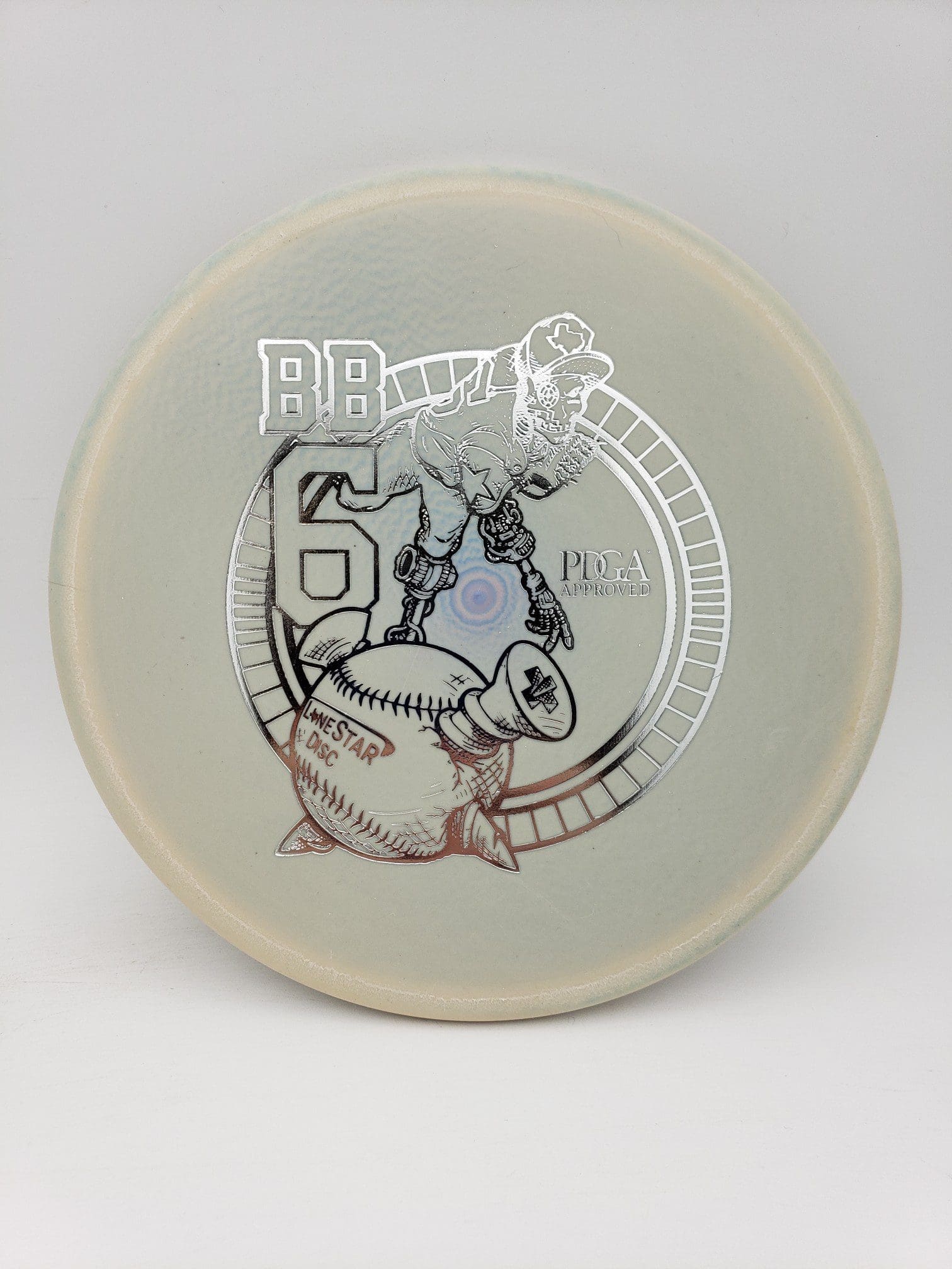 LSD Delta BB6 disc golf disc front view